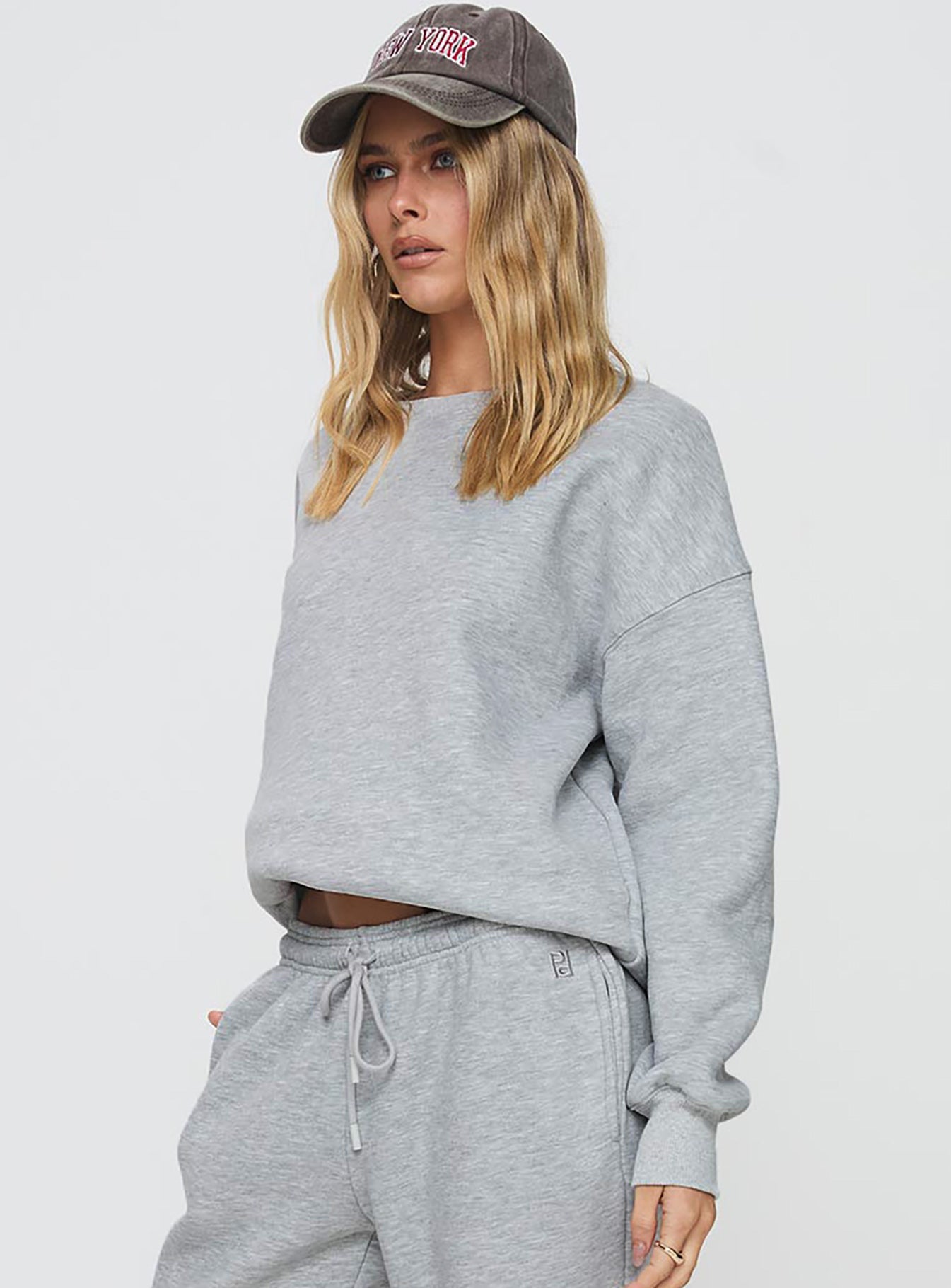 Dream Fleece Classic Crewneck Sweatshirt Grey Marle Online