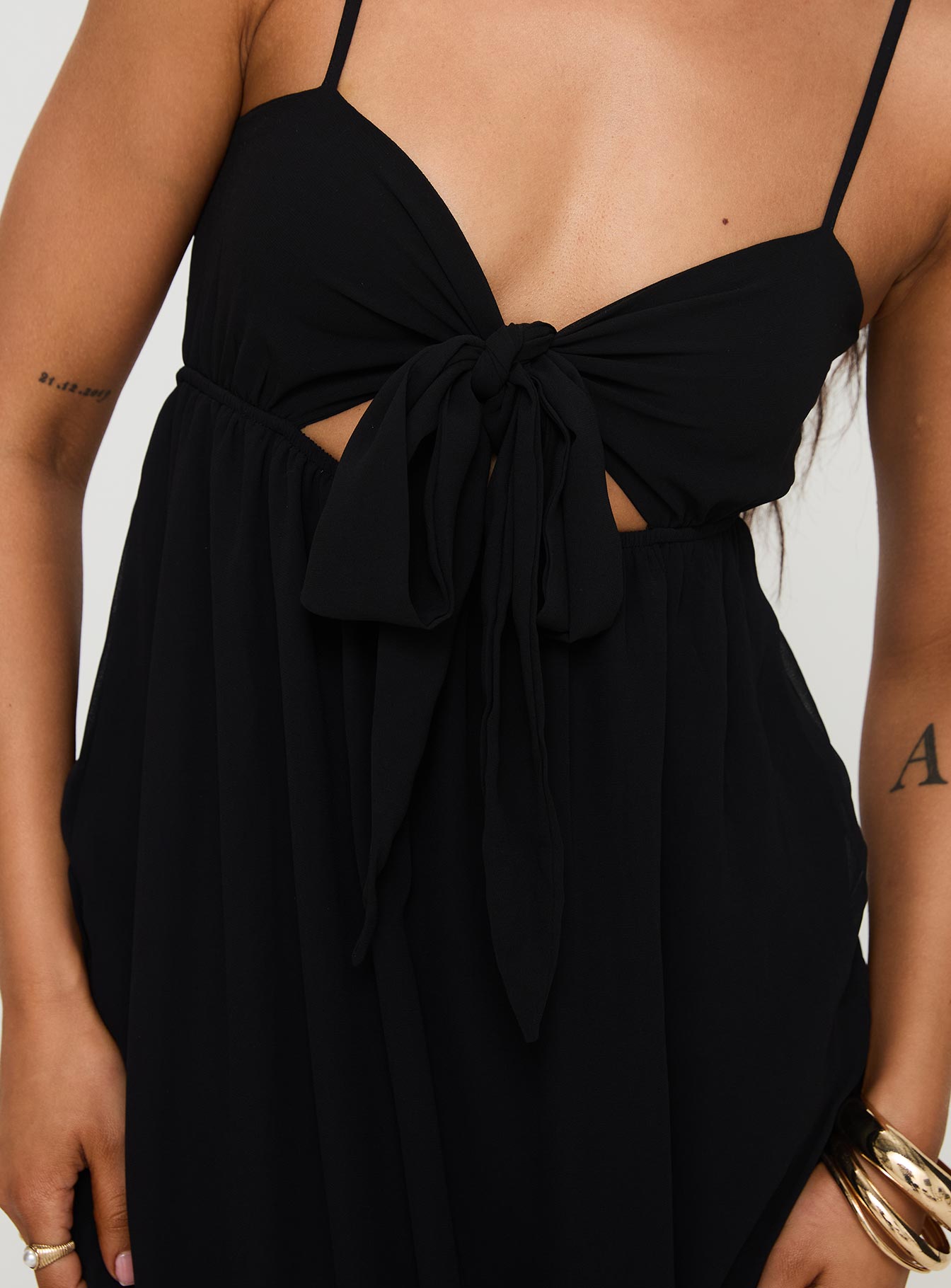 Granno Maxi Dress Black Best Place Online