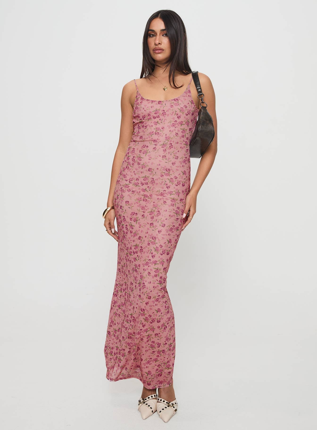 Kastin Maxi Dress Pink Floral Deals Cheap Online