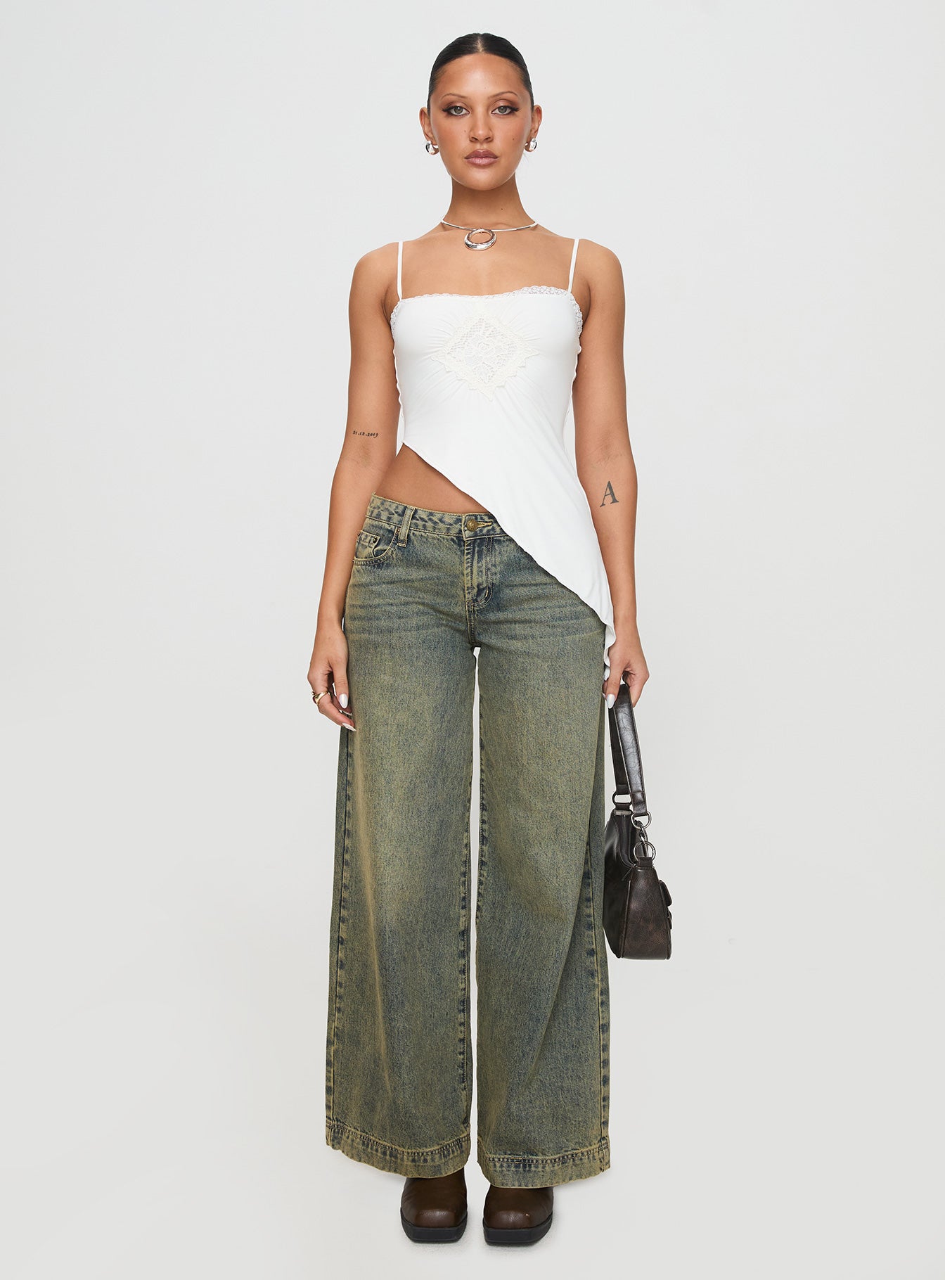 Amabella Asymmetric Top White Buy Cheap With Paypal