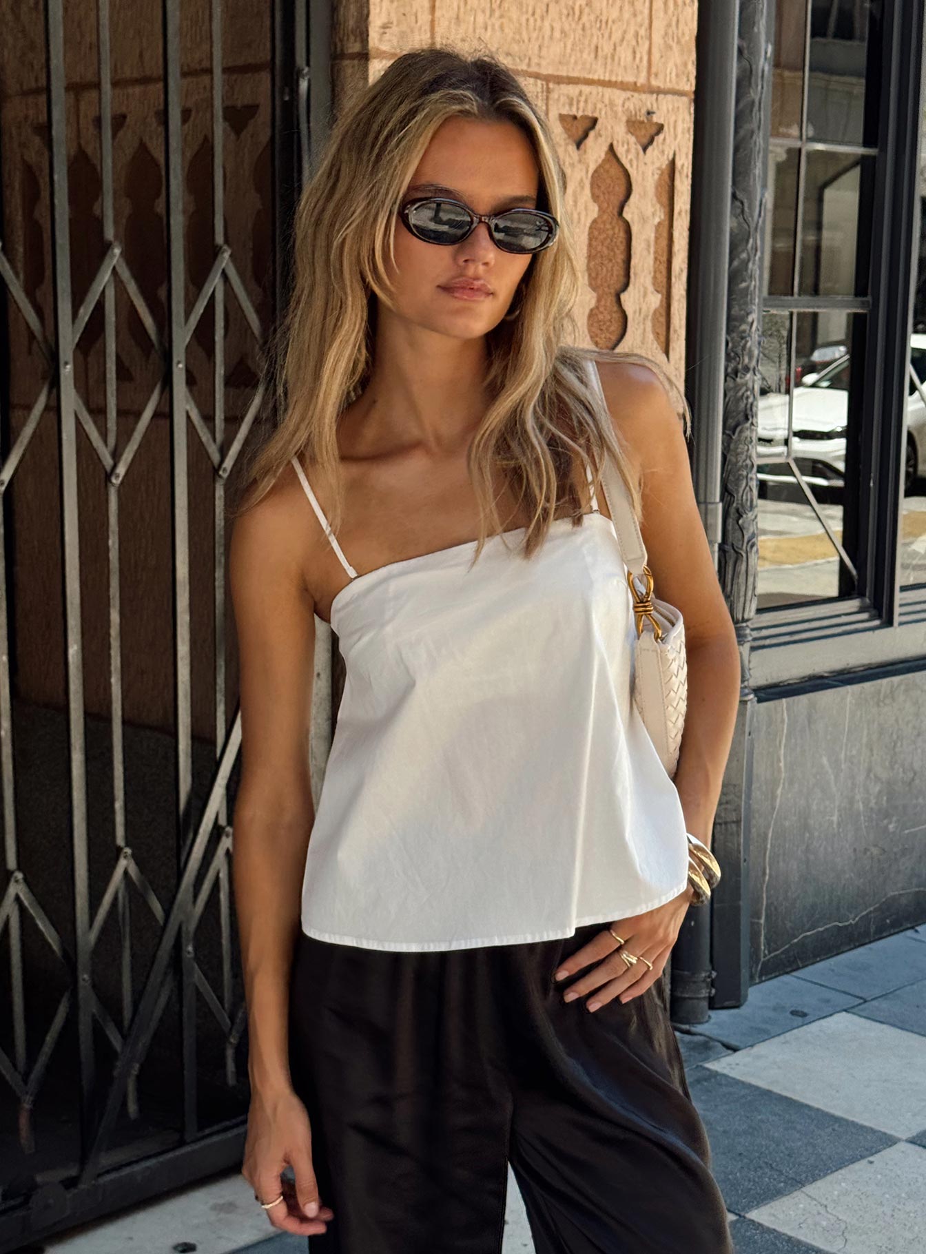 Trapeze Strapless Top White Limited Edition Online