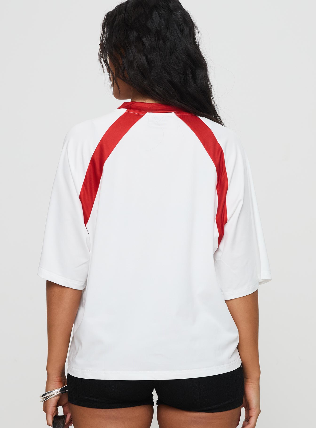 One Star Top White / Red Order Online