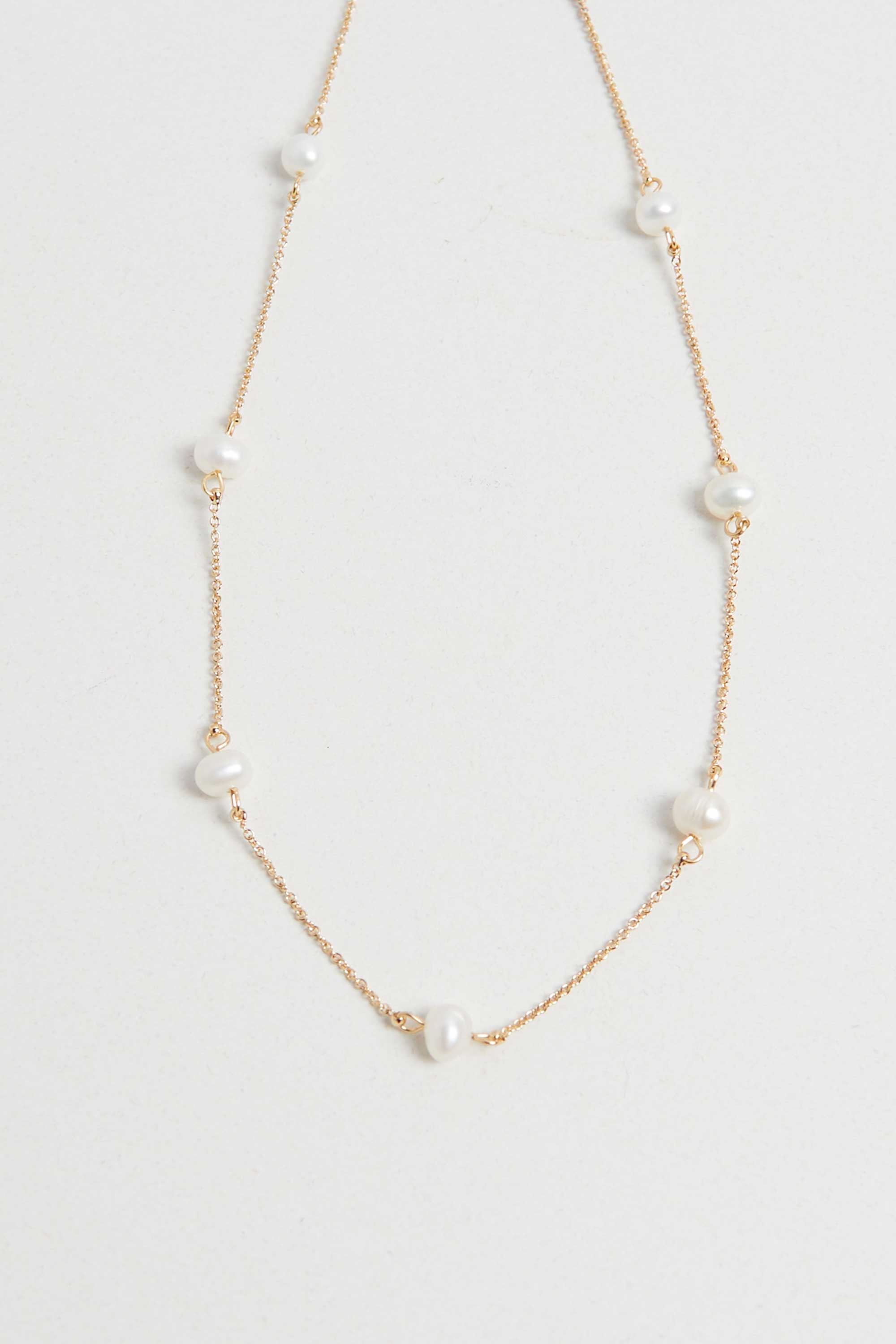 FRESH WATER PEARL CHAIN NECKLACE Discount Big Sale