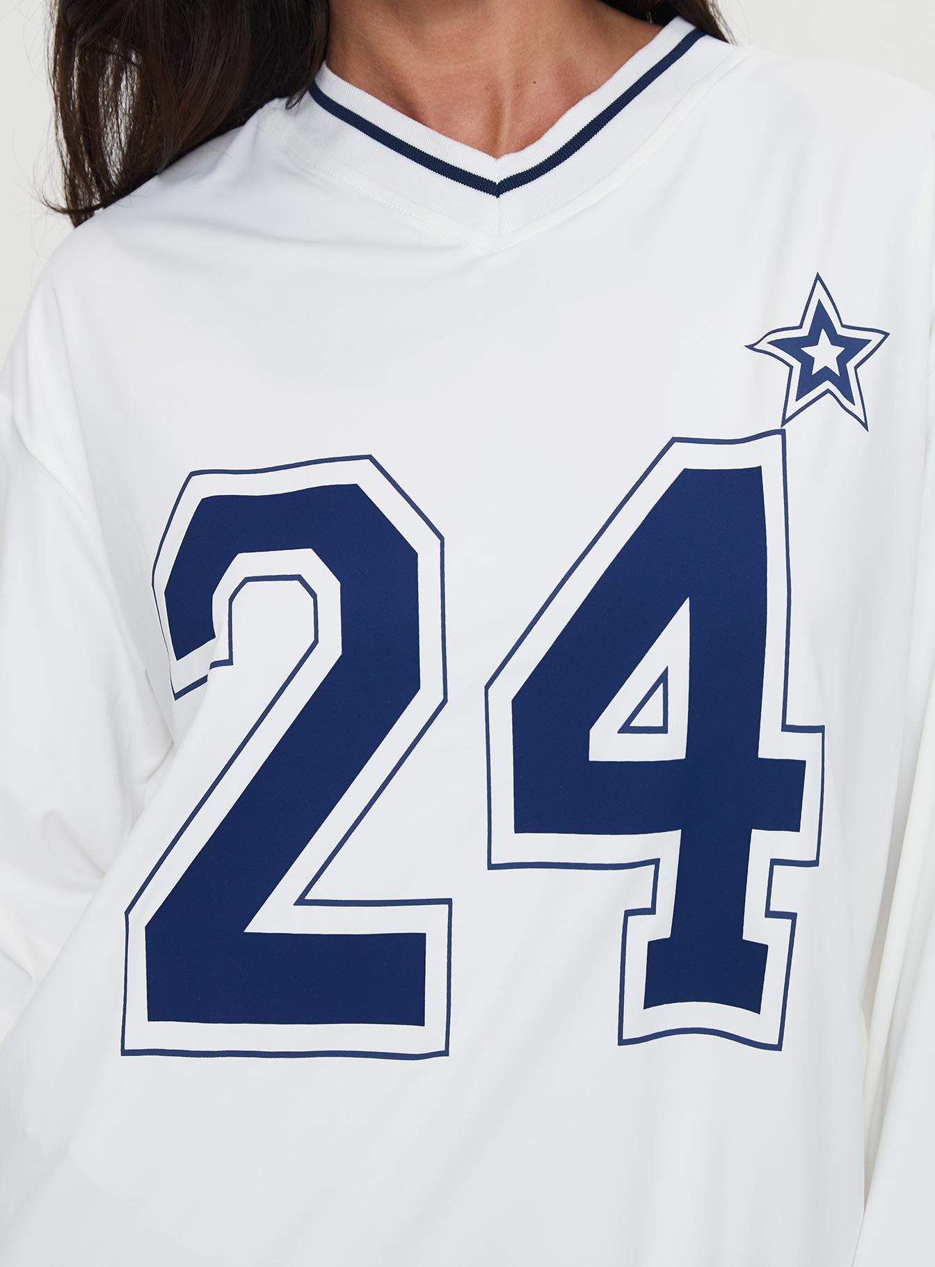 Star Player Long Sleeve Top White Reliable For Sale