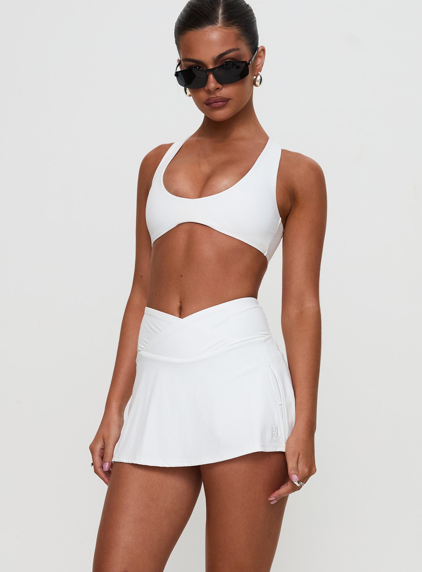 With Purpose Active Skort White Cheap Sale Shop