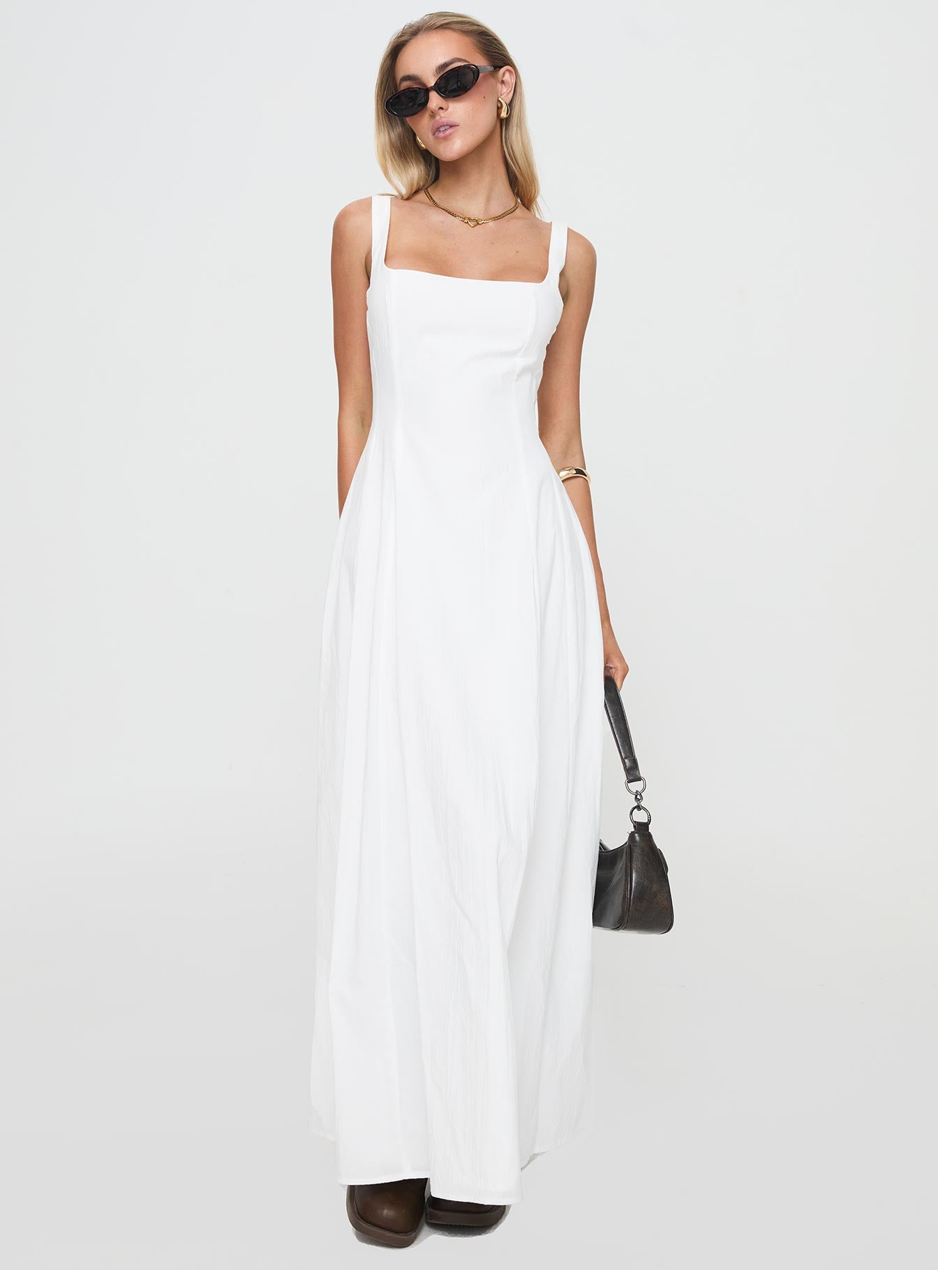 You Can Maxi Dress White Discount Big Sale