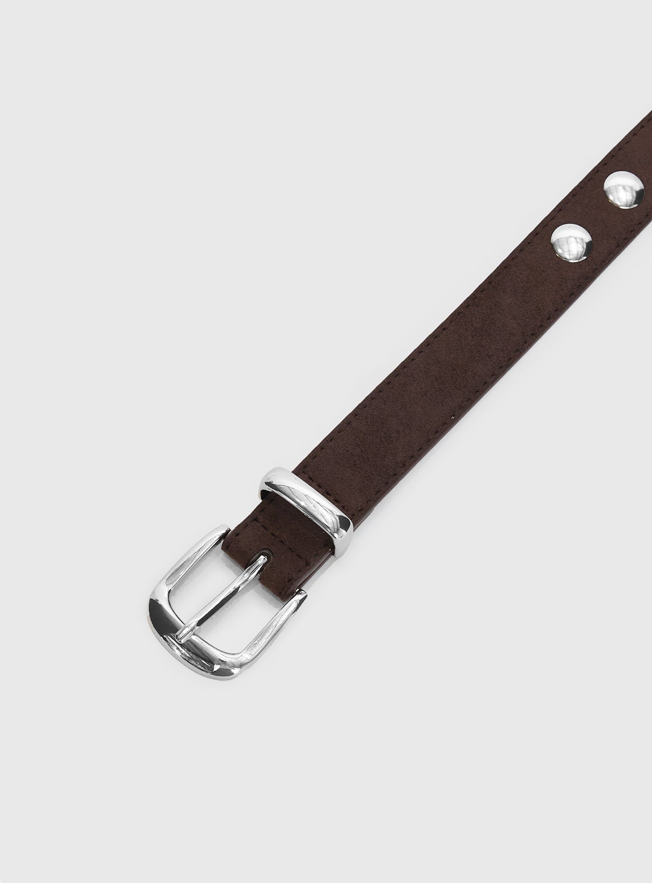 Nikoli Stud Belt Brown Nicekicks Online