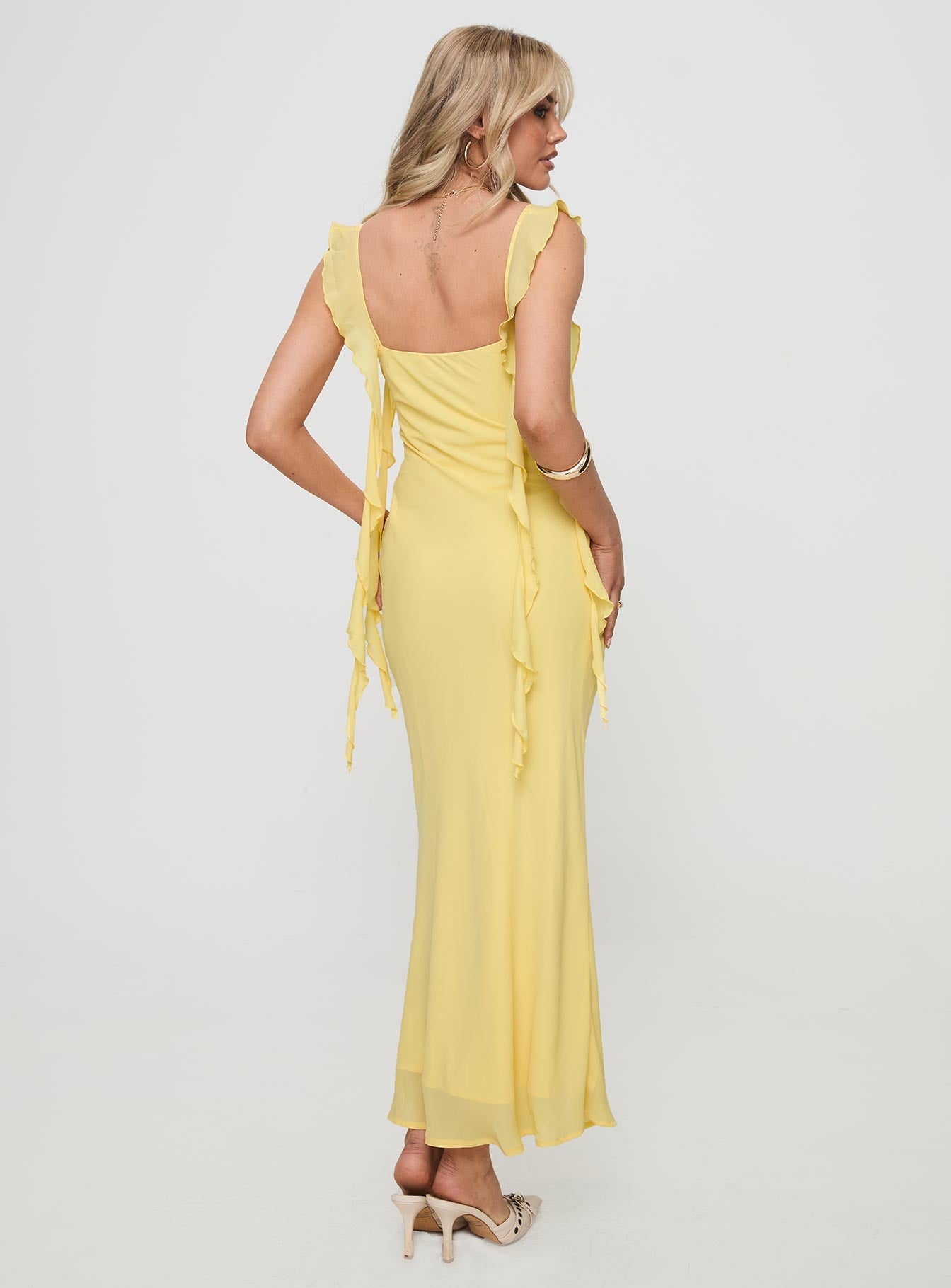 Lanai Maxi Dress Lemon Outlet Huge Surprise