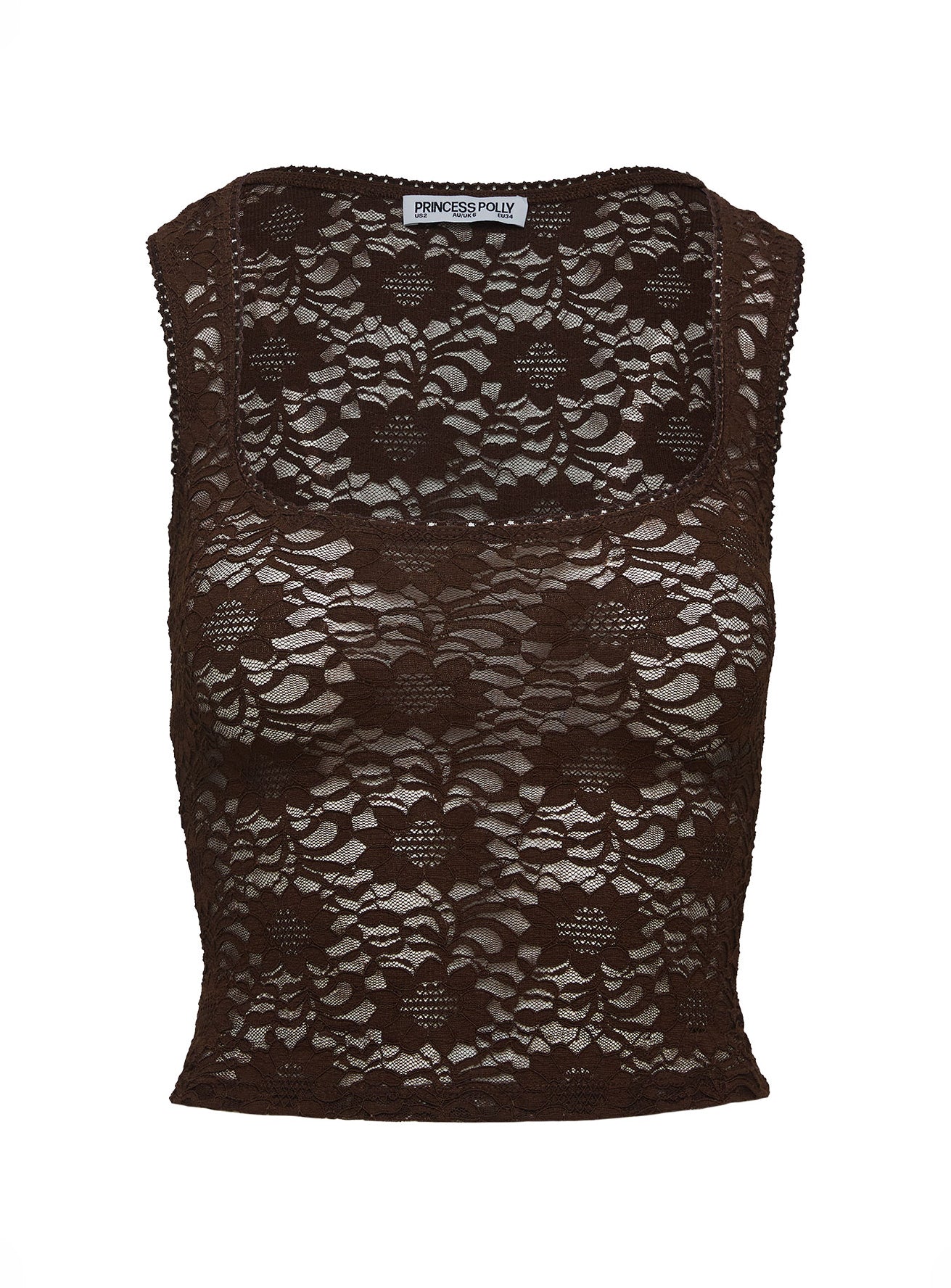 Bennington Lace Top Brown Browse Cheap Pice