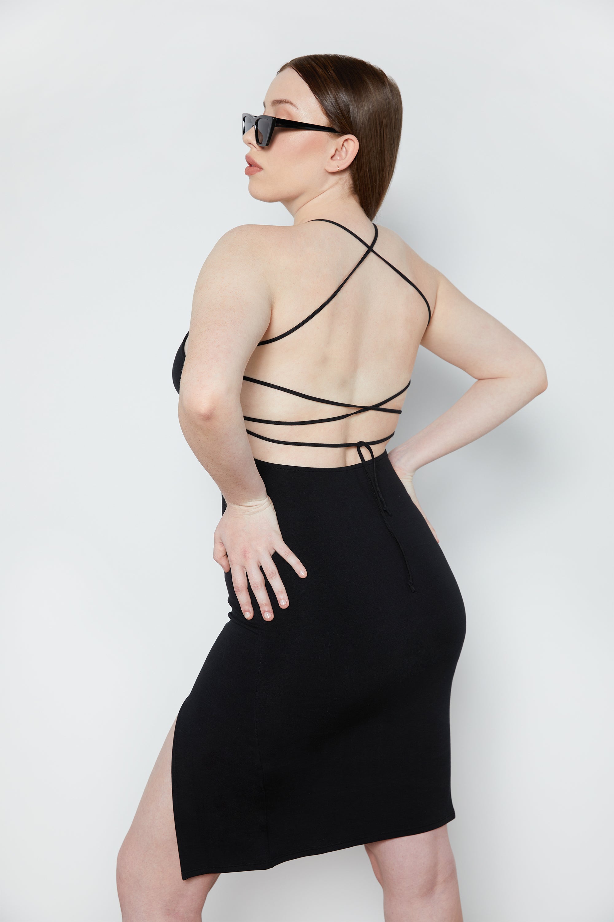 OPEN BACK DRESS Amazing Pice