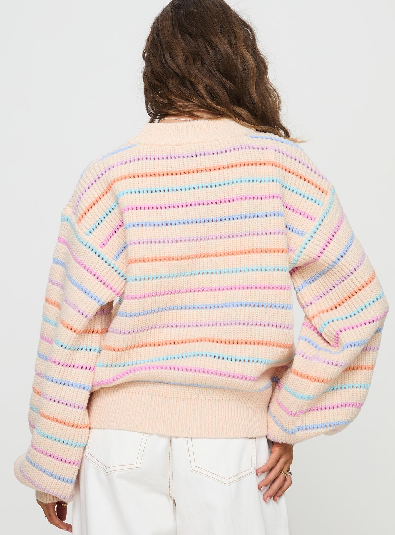 Harmony Knit Sweater Multi Sale Enjoy