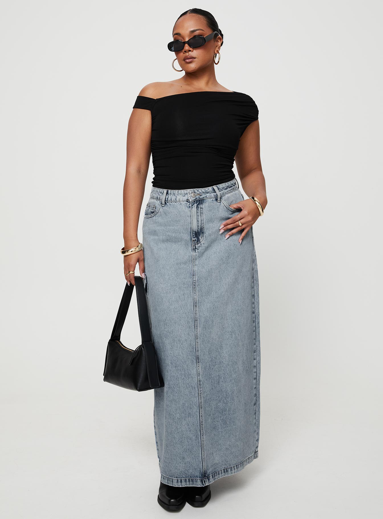 McGuane Denim Midi Skirt Petite Cheap Sale Low Pice Fee Shipping