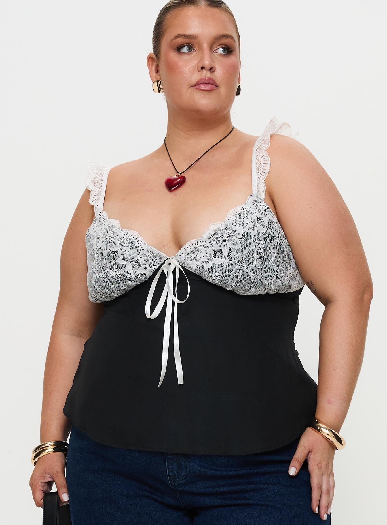 Delvonte Top Black Curve Discount Looking For