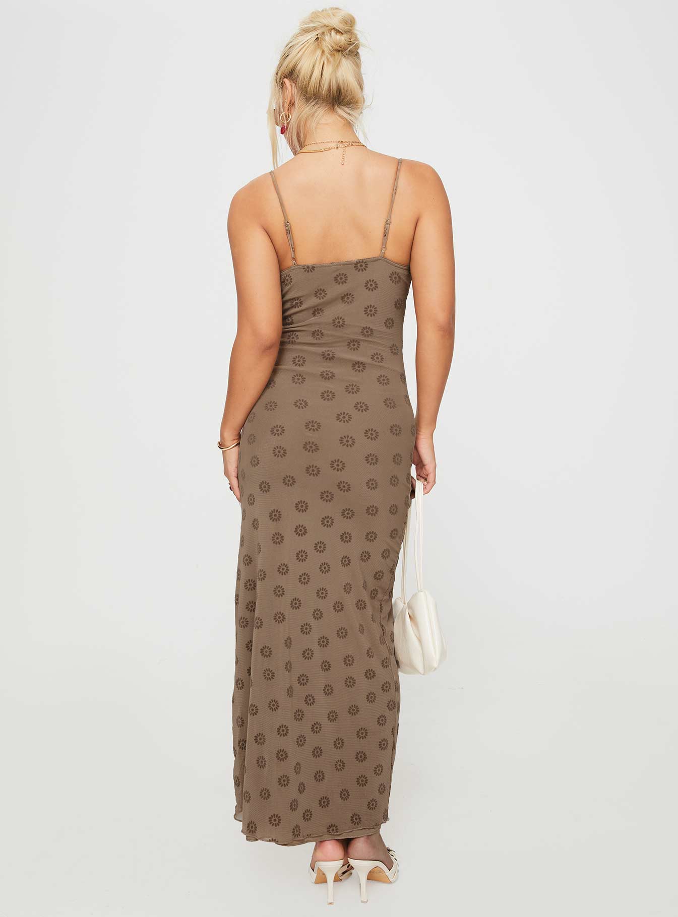 Darsih Maxi Dress Light Brown Free Shipping Big Sale