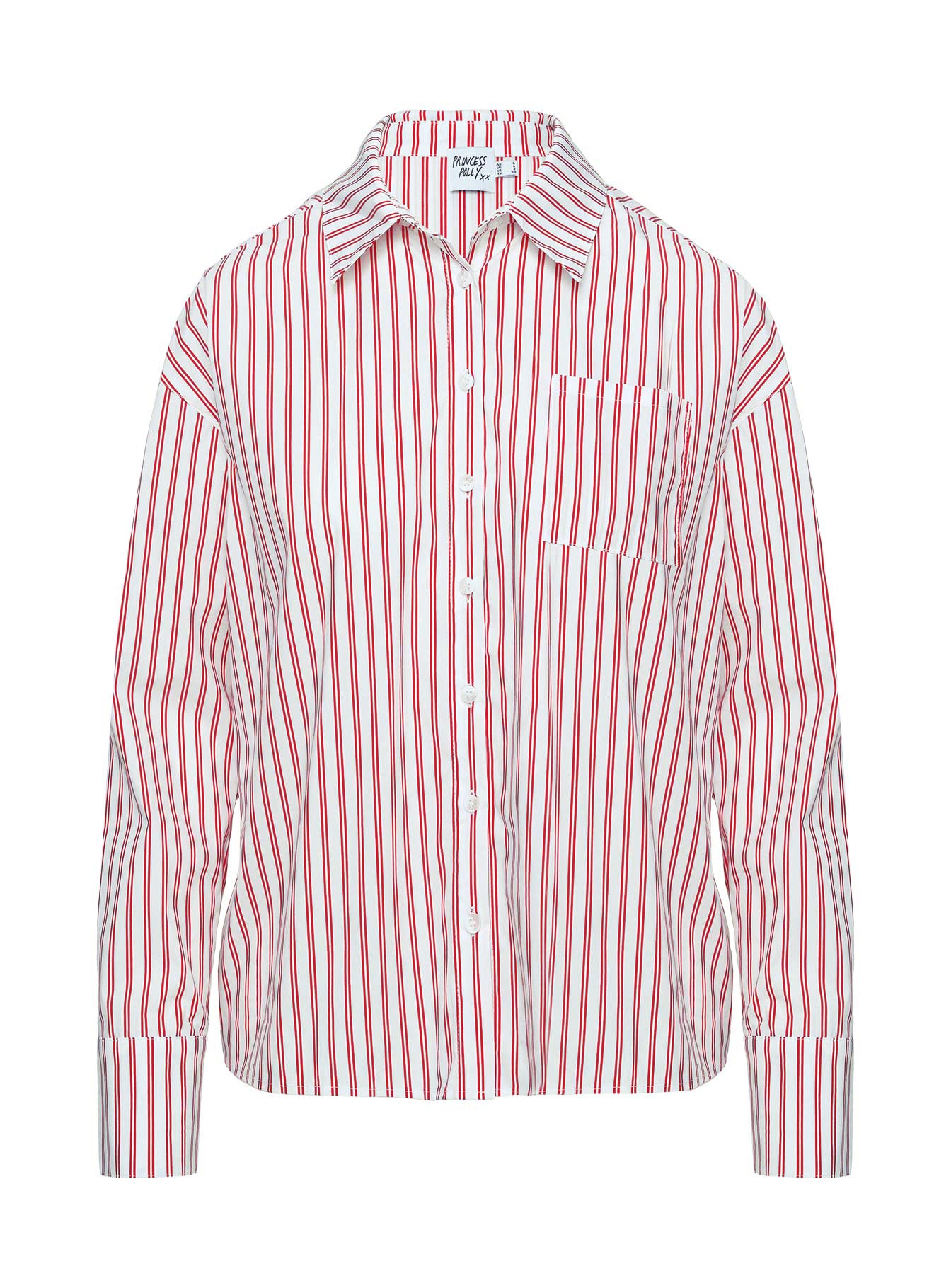 Belize Shirt Red / White Stripe Sale For Nice