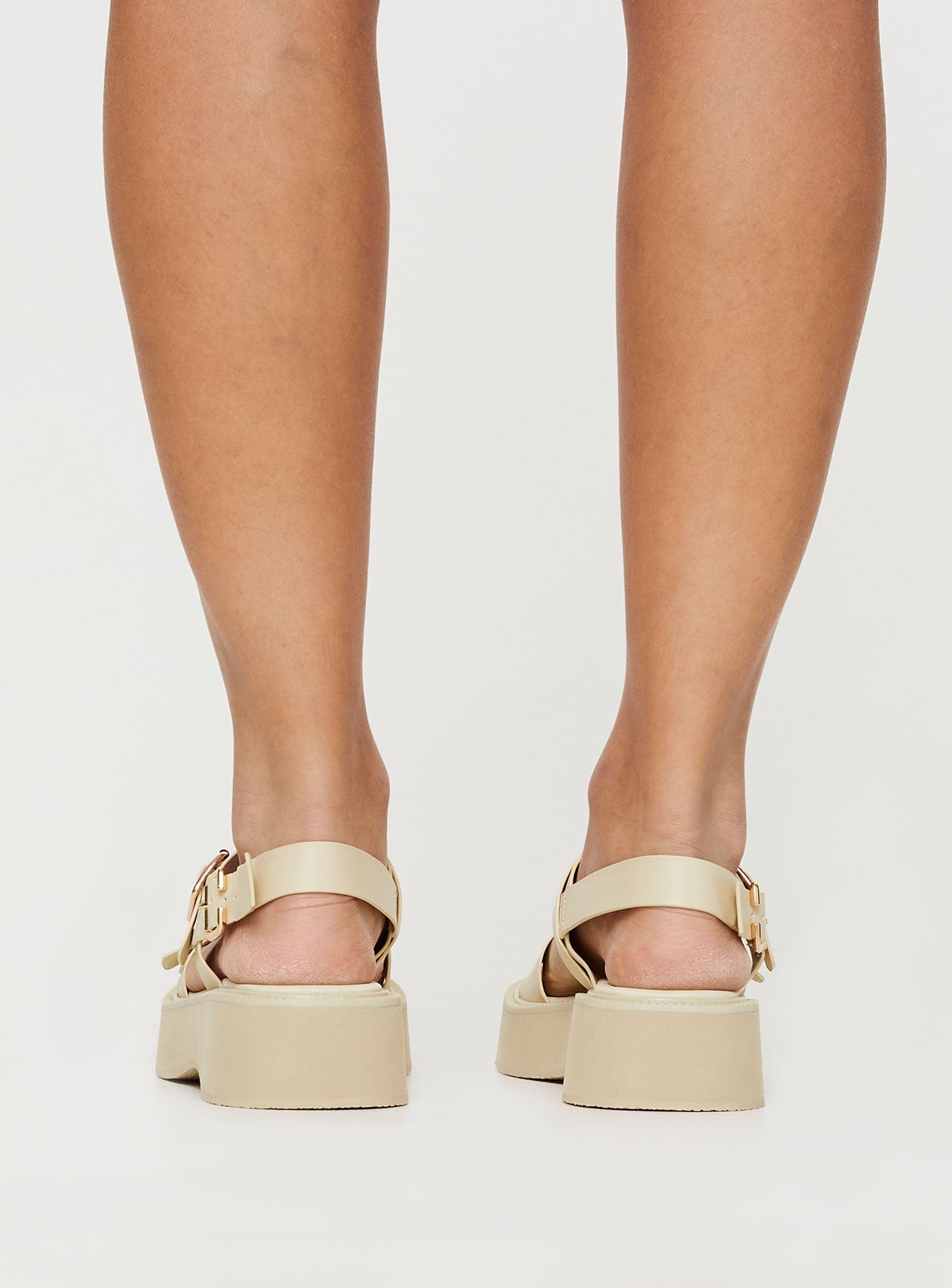 Aja Sandals Cream Shipping Discount Authentic