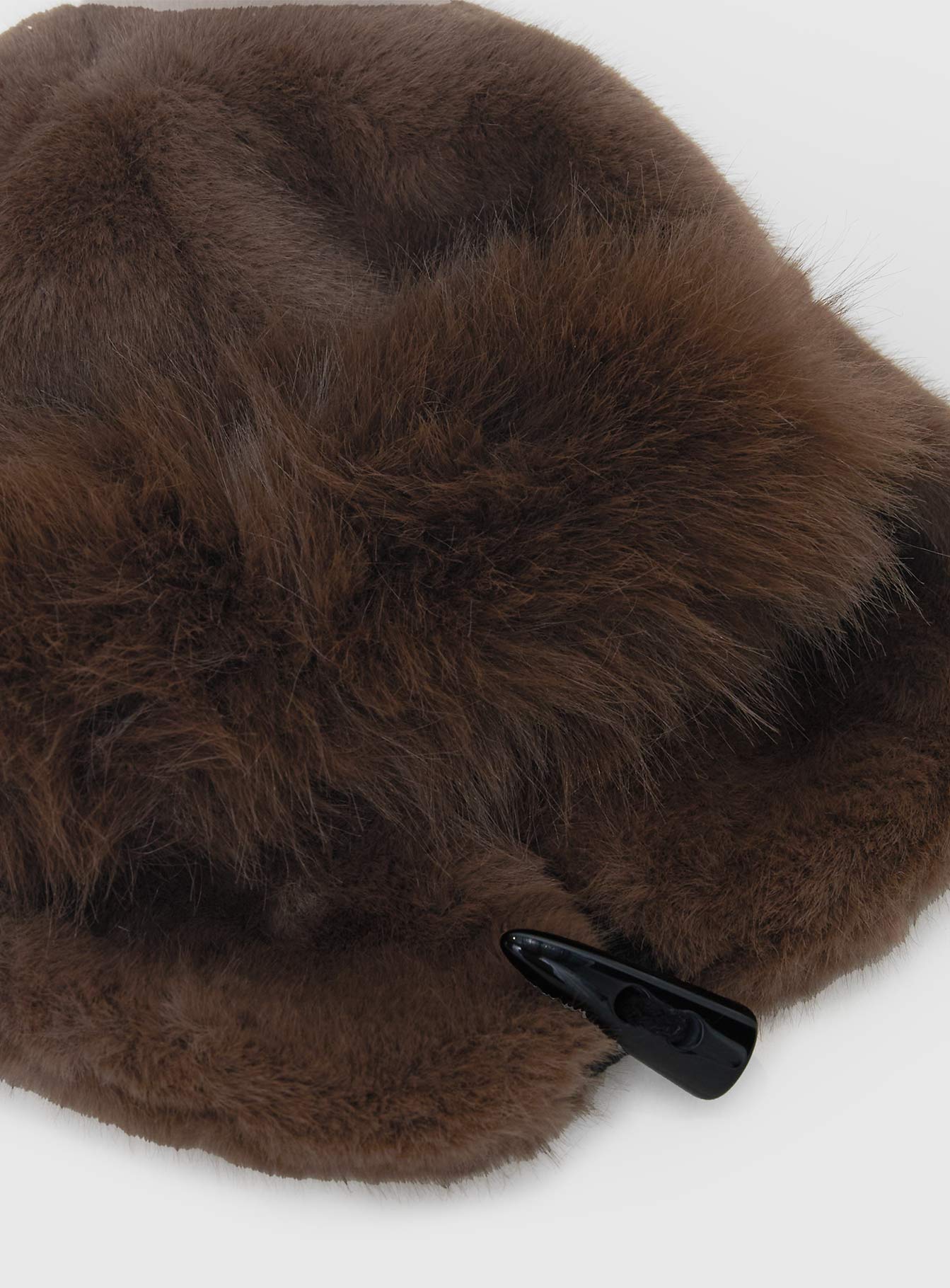 Woolfe Fluffy Hat Brown Discount Outlet Locations