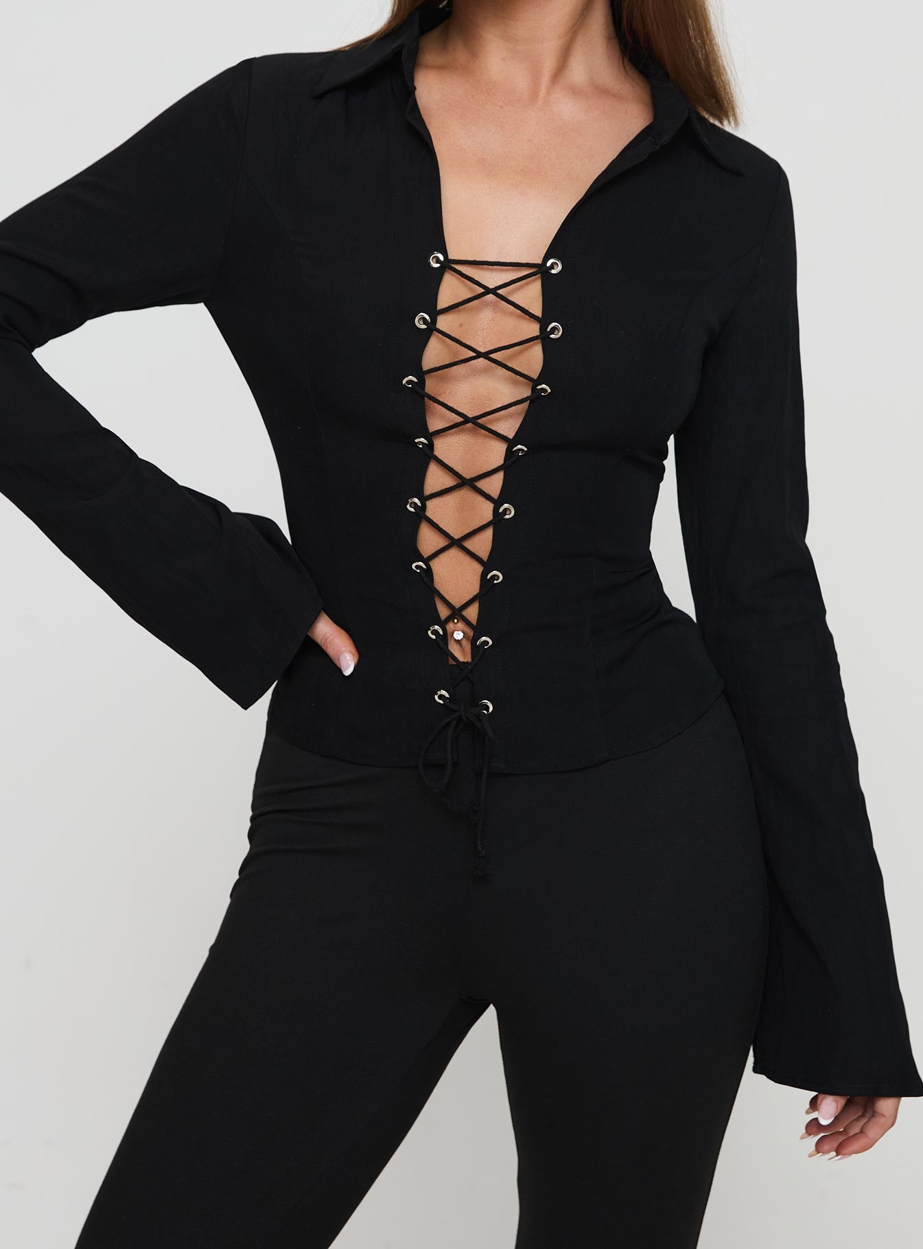 Alexandar Long Sleeve Top Black Get To Buy Cheap Pice