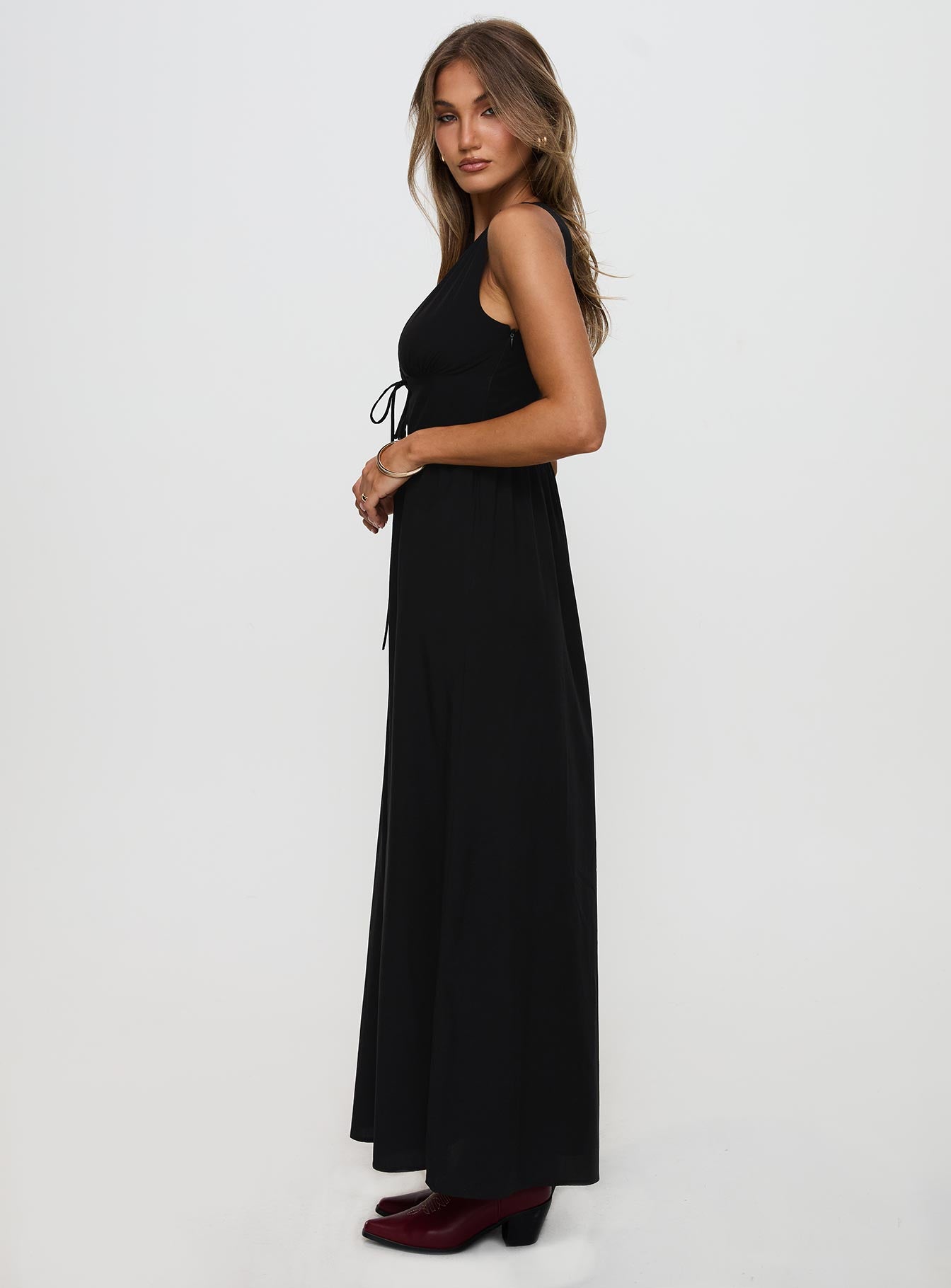 Pokey Maxi Dress Black Cost For Sale