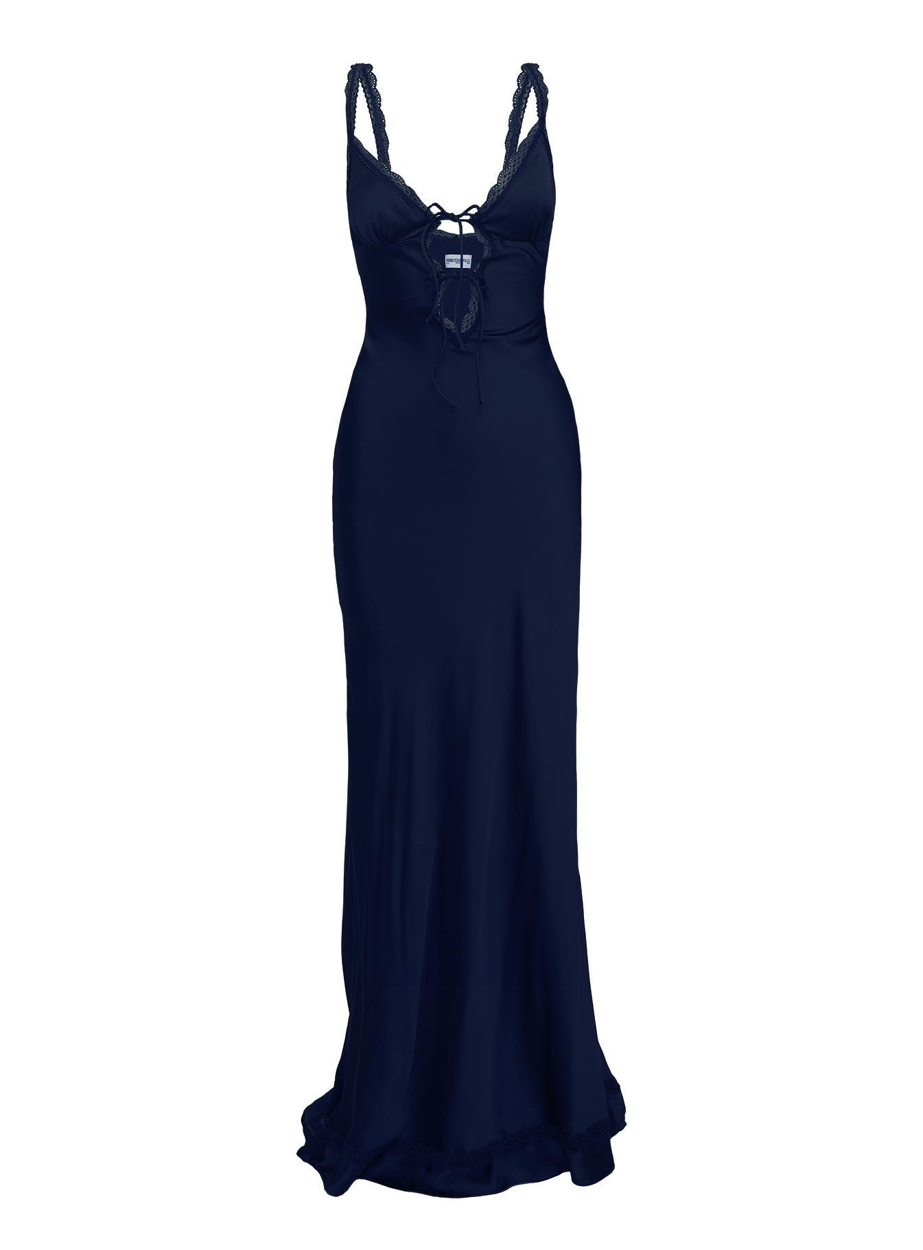 Aphrodyte Lace Maxi Dress Navy Deals Cheap Pice