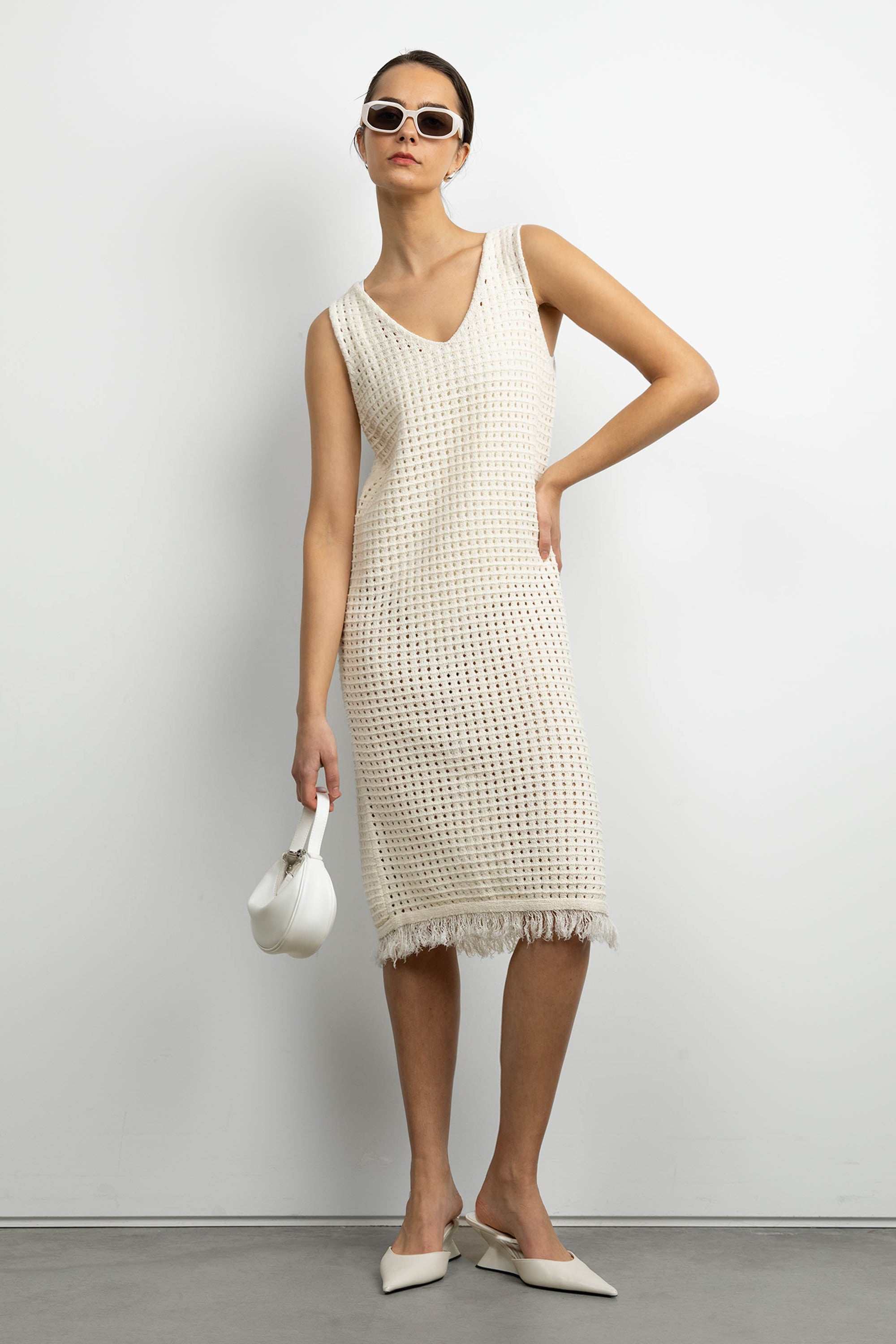 MIDI CROCHET DRESS Pices For Sale