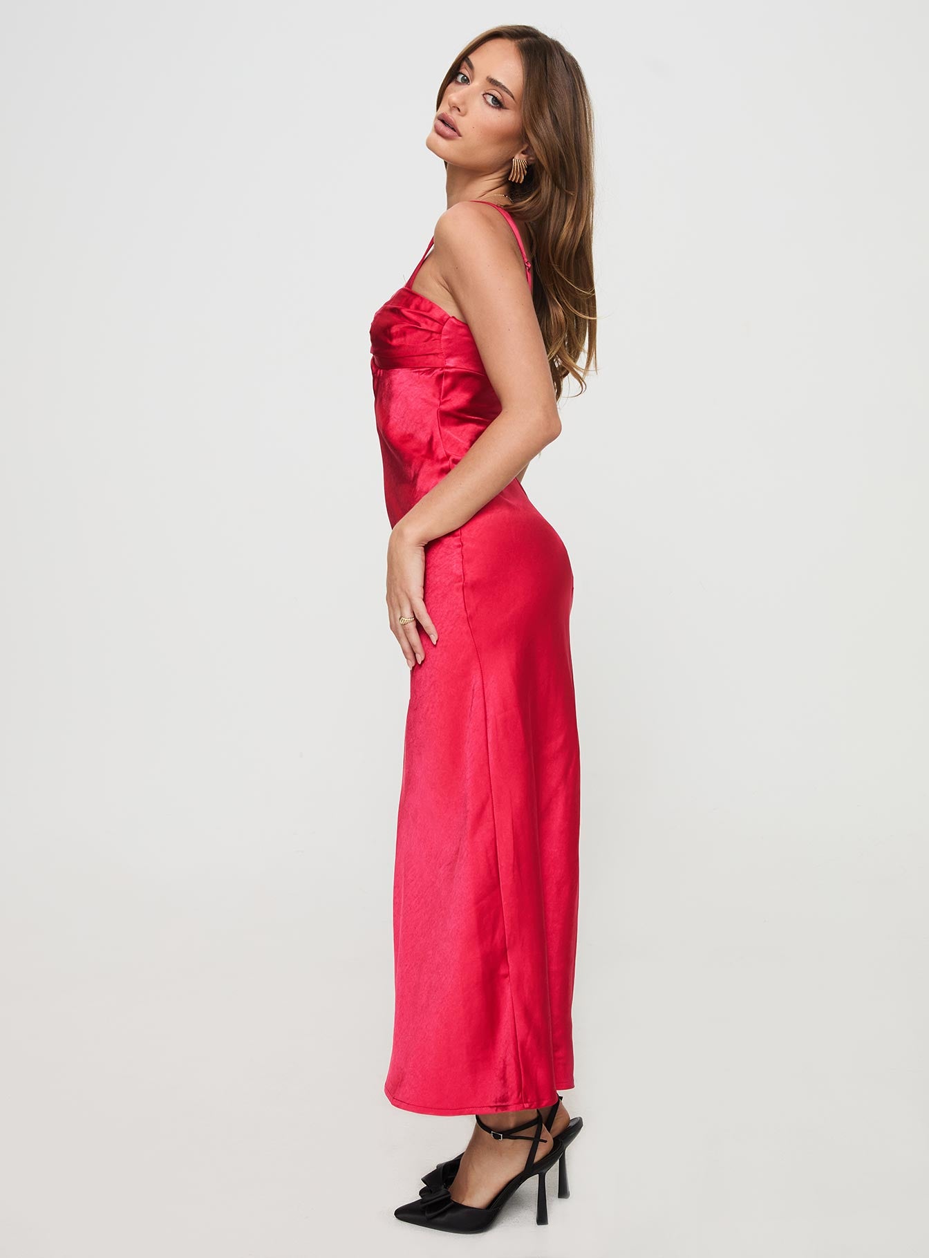 Joane Maxi Dress Red Best Deals