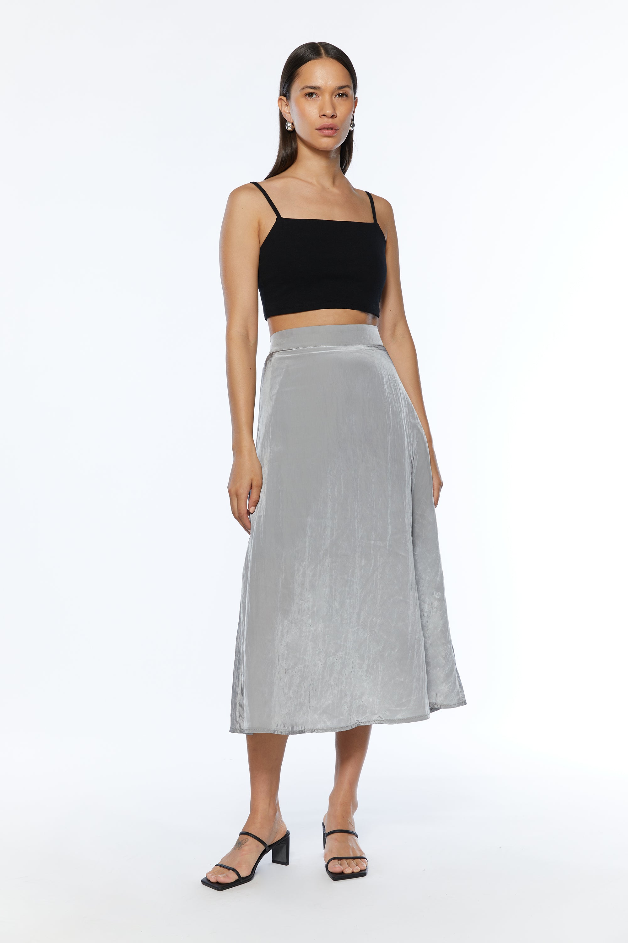 NYLON MIDI SKIRT Cheap Exclusive