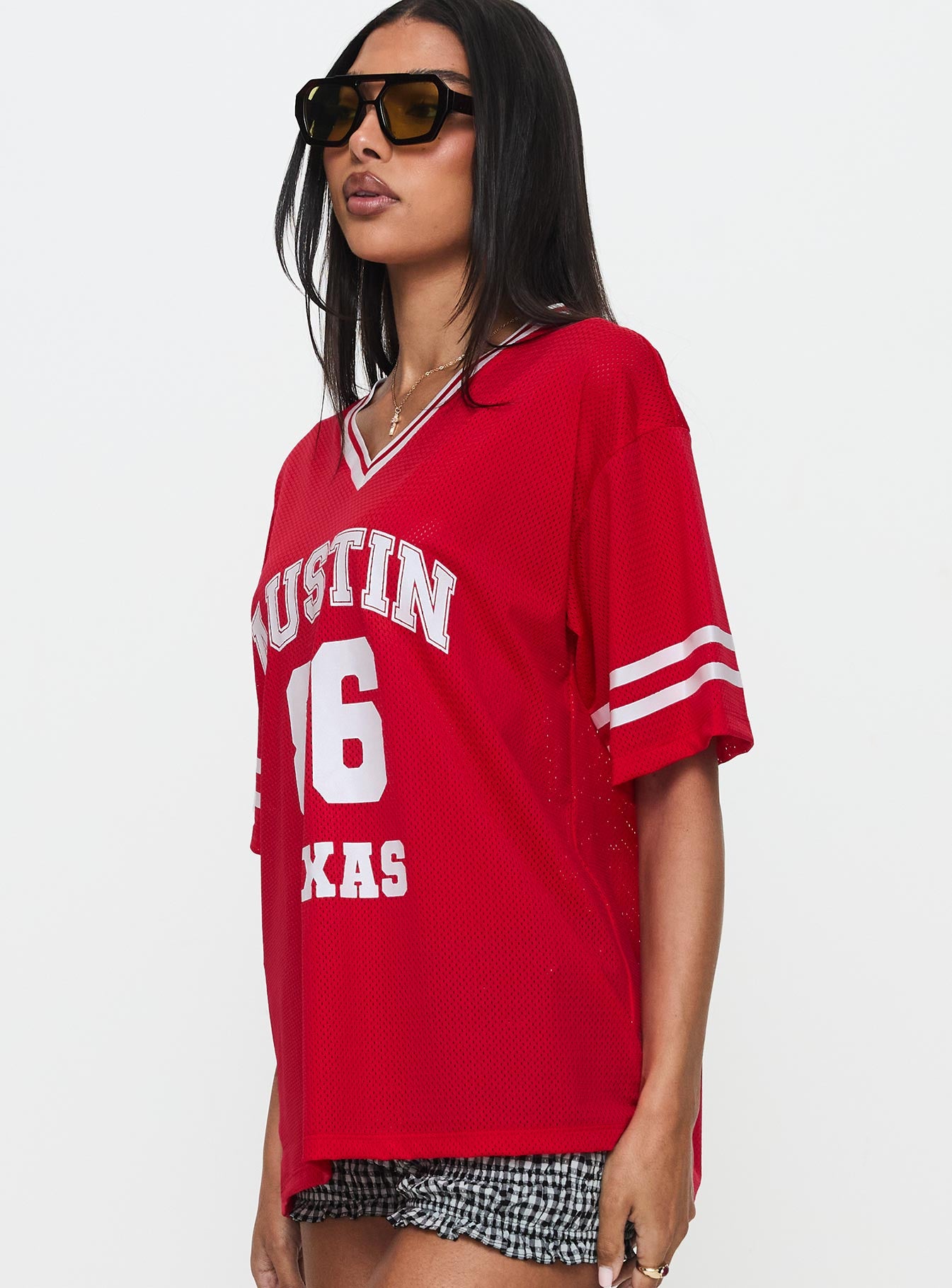 Austin Texas Sports Jersey Top Red Footlocker Finishline Online