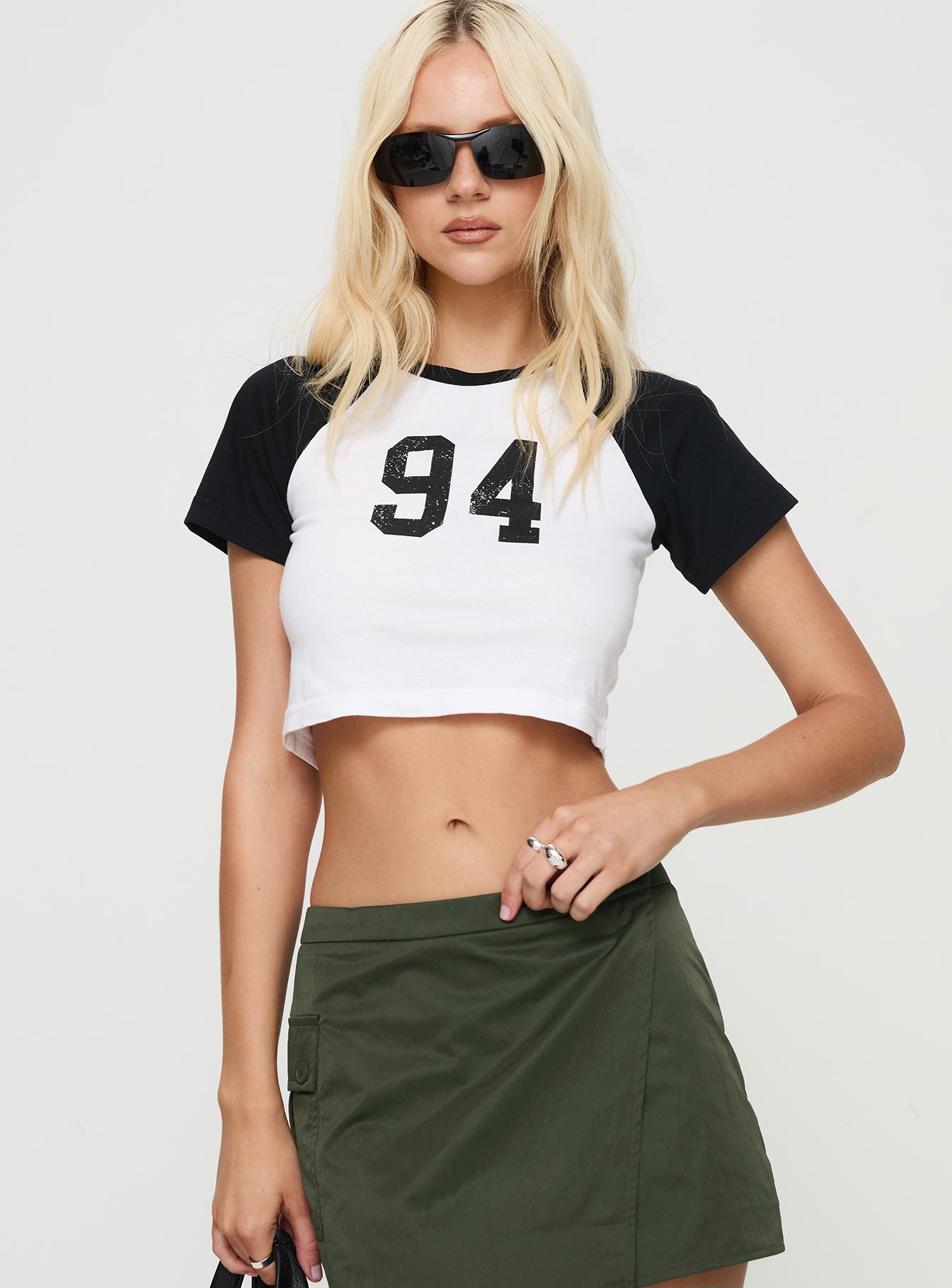 Lucky Number Top White Outlet 100% Original