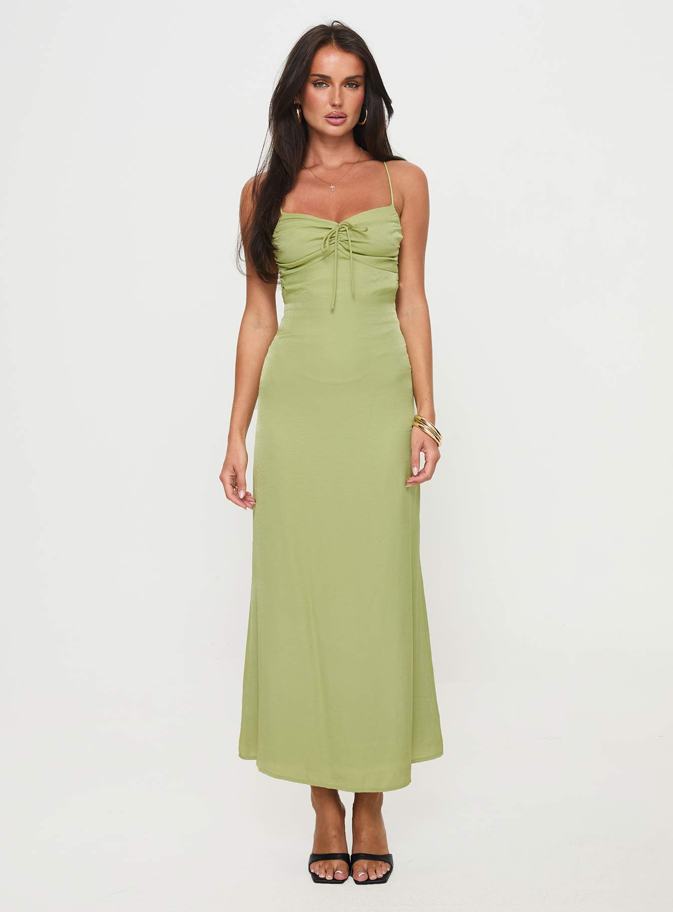 Kristyn Maxi Dress Green Clearance Extremely