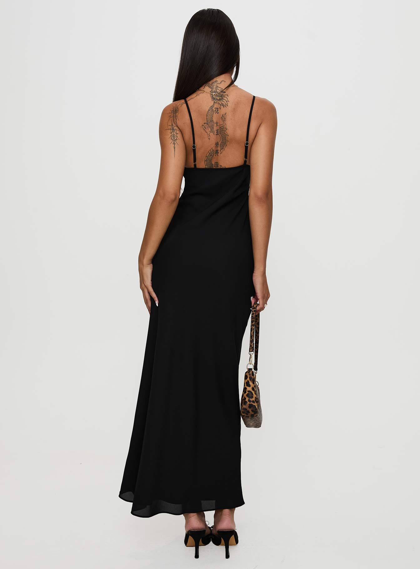 Artea Maxi Dress Black Really Cheap