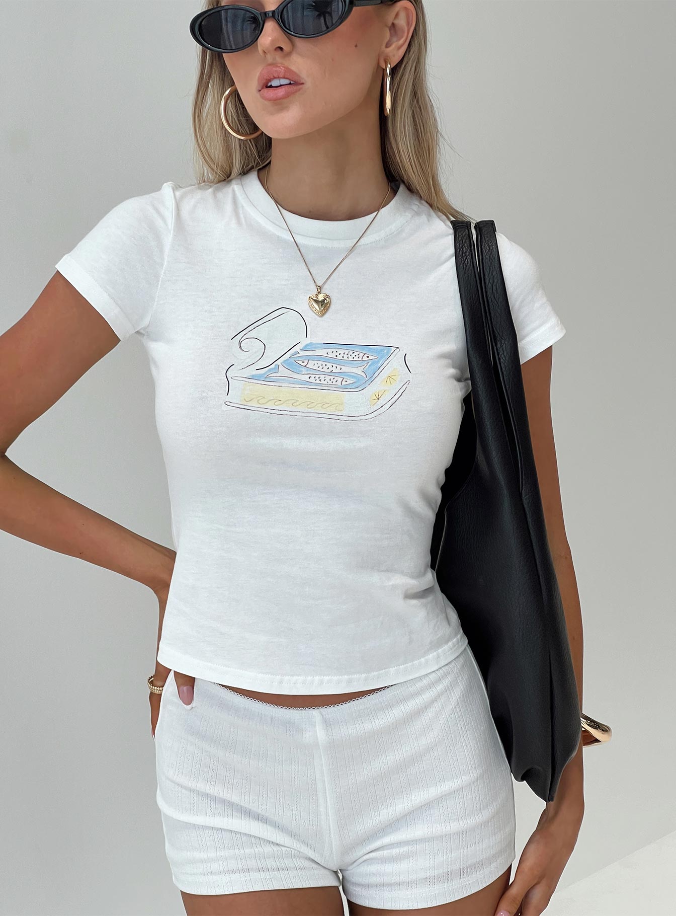 Sardine Tee White Many Kinds Of Online