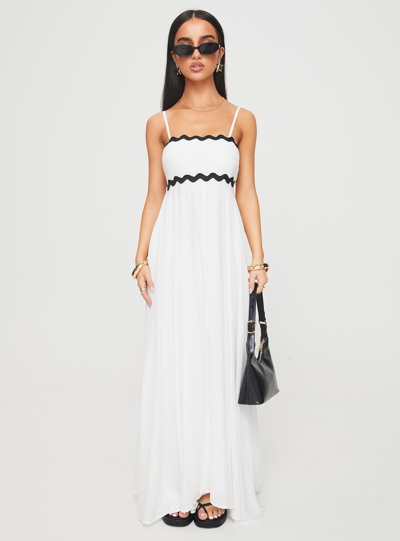 Croxetti Maxi Dress White Outlet Deals