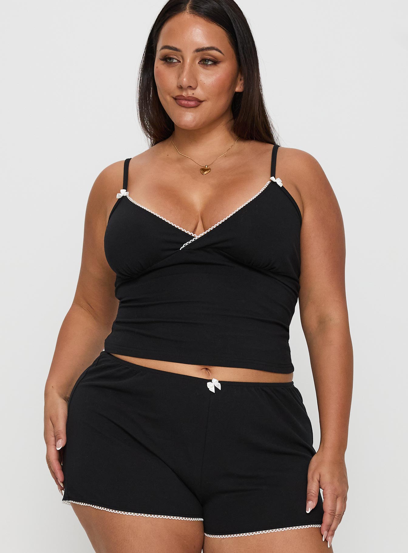 Lullabies Jersey Cami Top Black Curve Finishline Sale Online