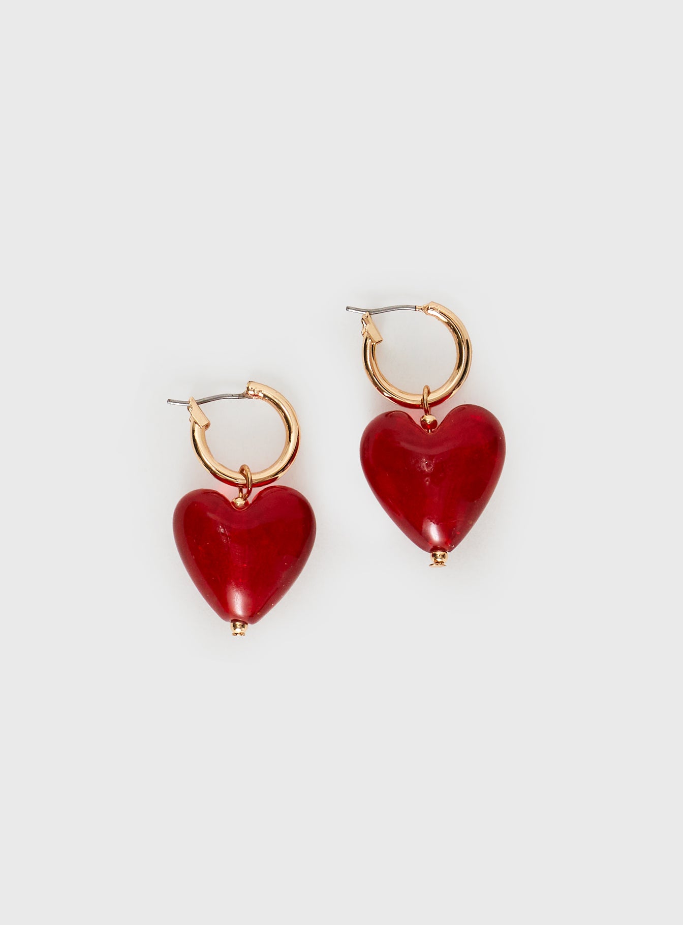 Wild Heart Earrings Gold / Red Discount 2025 New