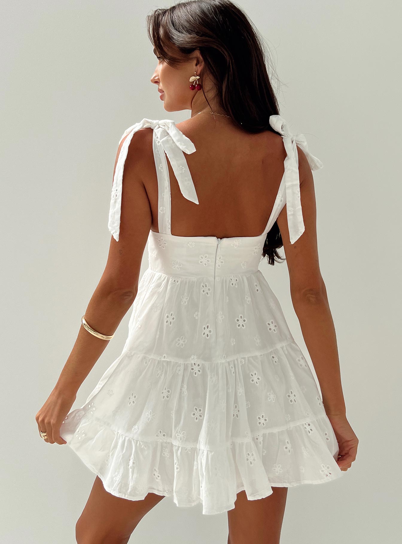 Galvis Mini Dress White Tall Clearance Pick A Best