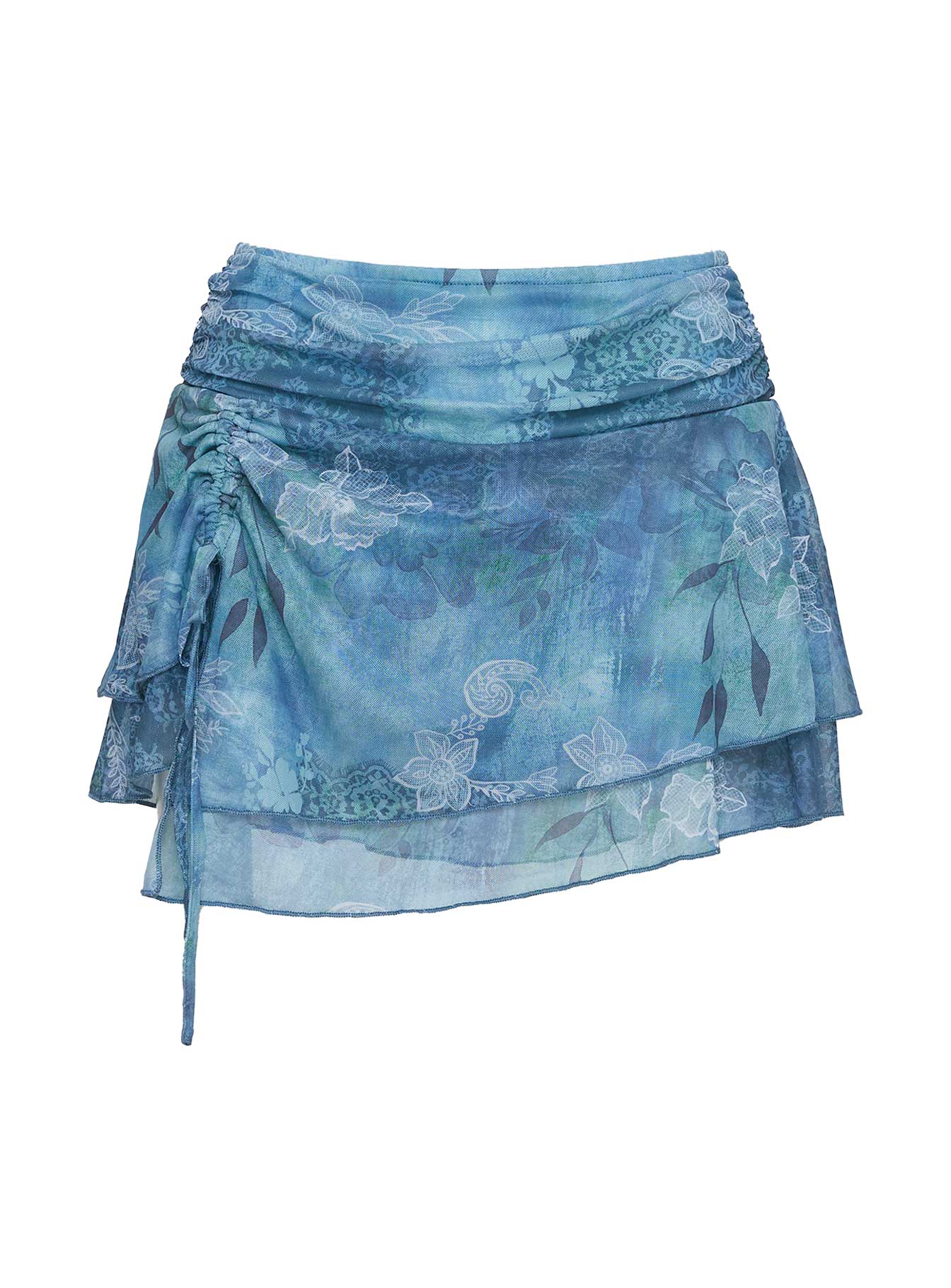 Rosee Frill Mini Skort Blue Multi Discount Latest Collections