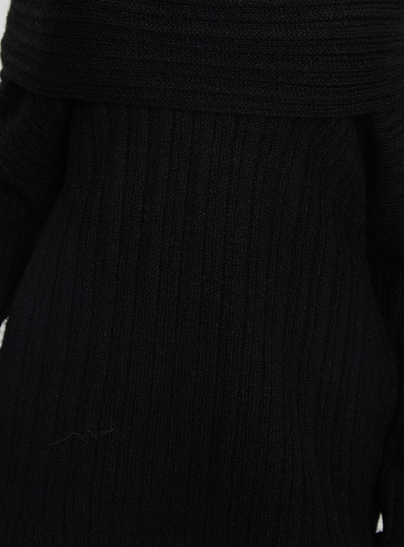 Snowie Off Shoulder Knit Sweater Black Fake Cheap Online