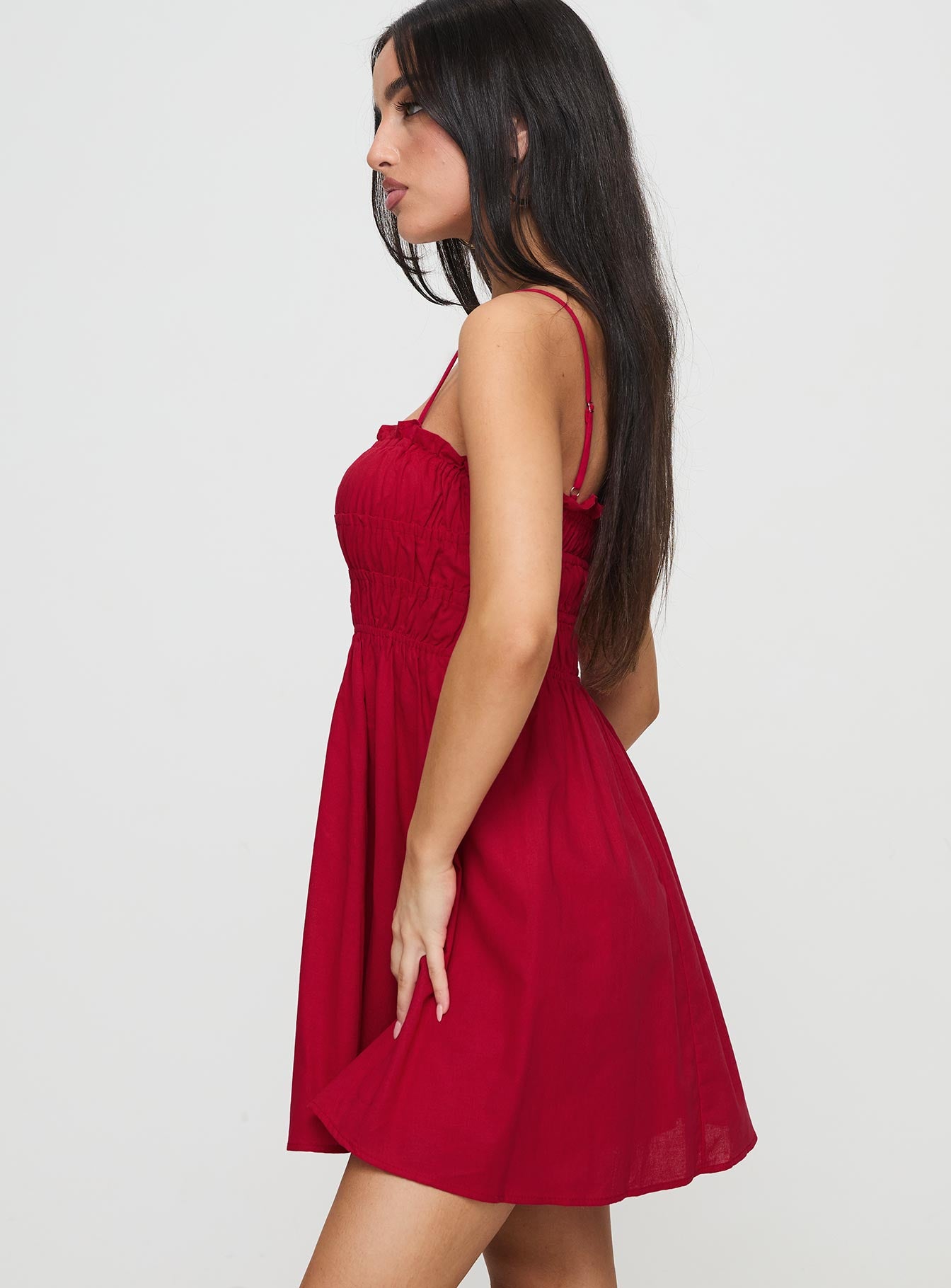 Ketzia Mini Dress Red Free Shipping Marketable