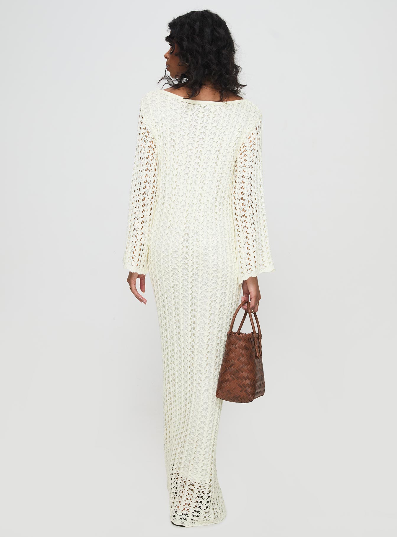 Westy Knit Maxi Dress Cream Cheap Sale Popular