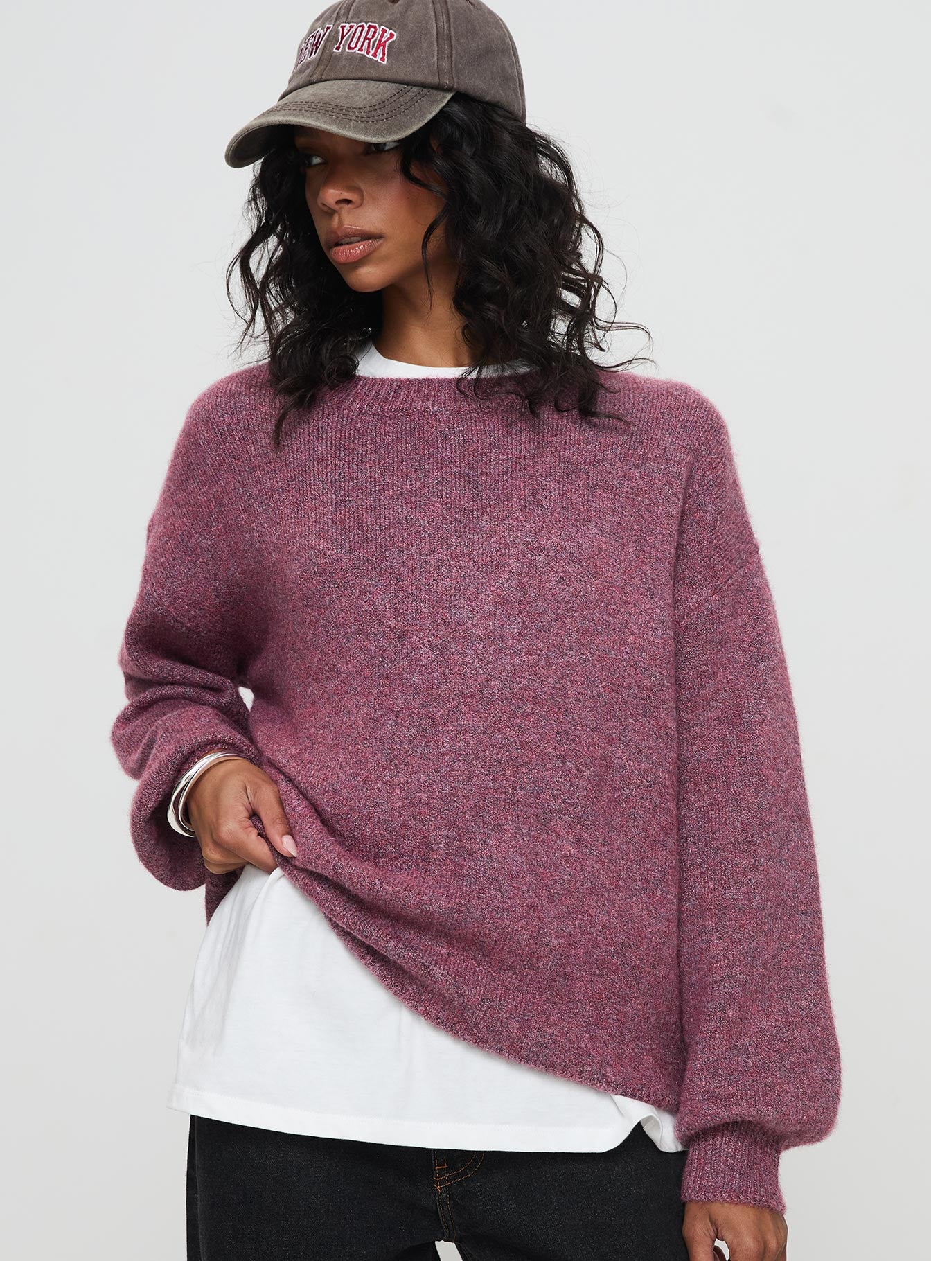 Ryanna Sweater Burgundy Outlet Amazon