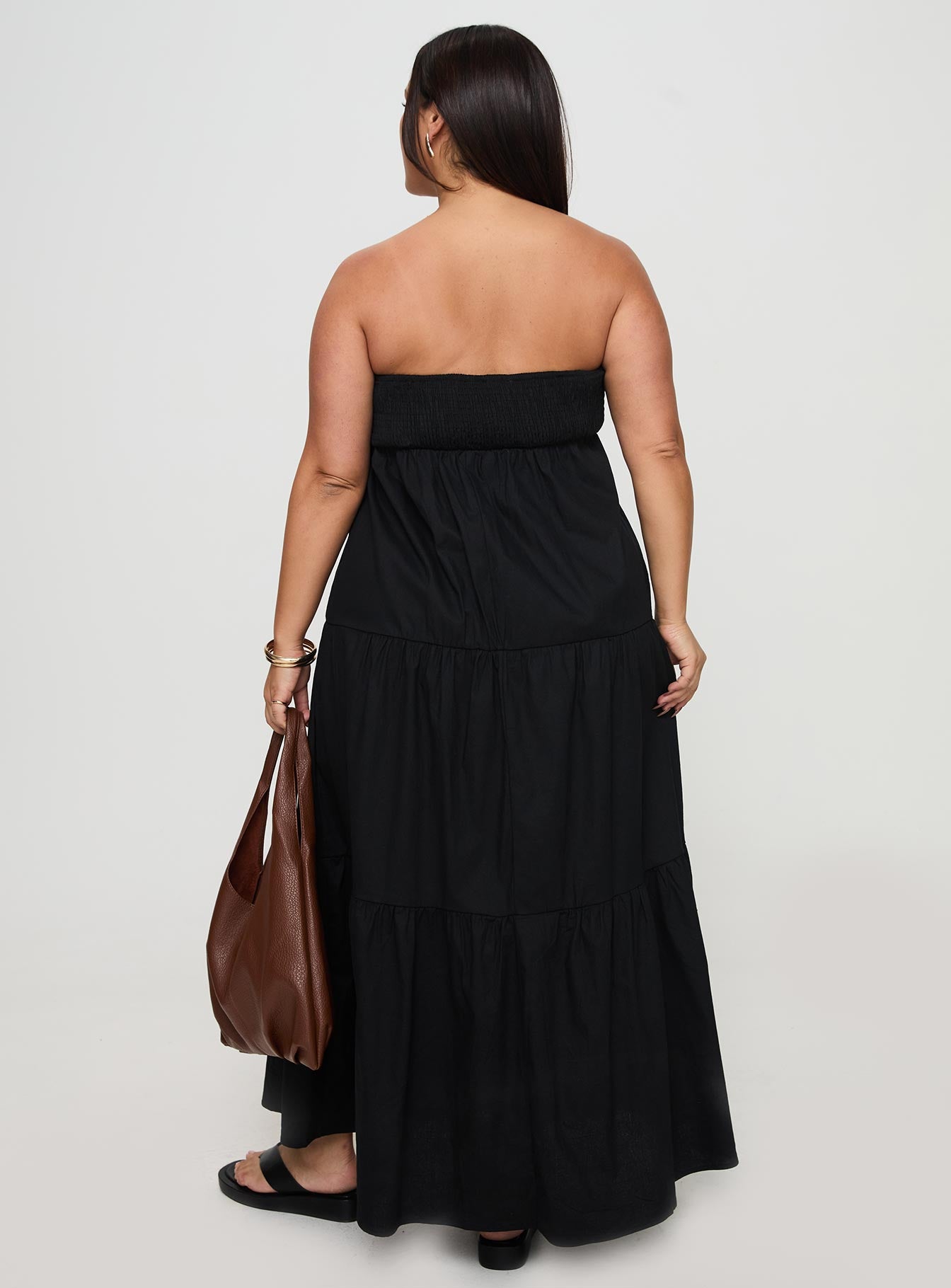 Osment Maxi Dress Black Curve Buy Cheap Buy