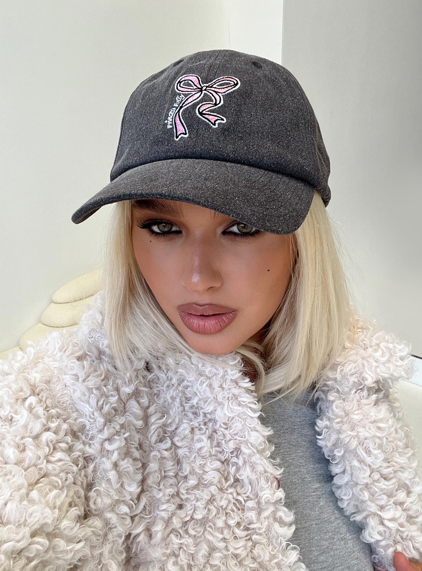 Sharnie Hat Washed Grey Inexpensive Cheap Online