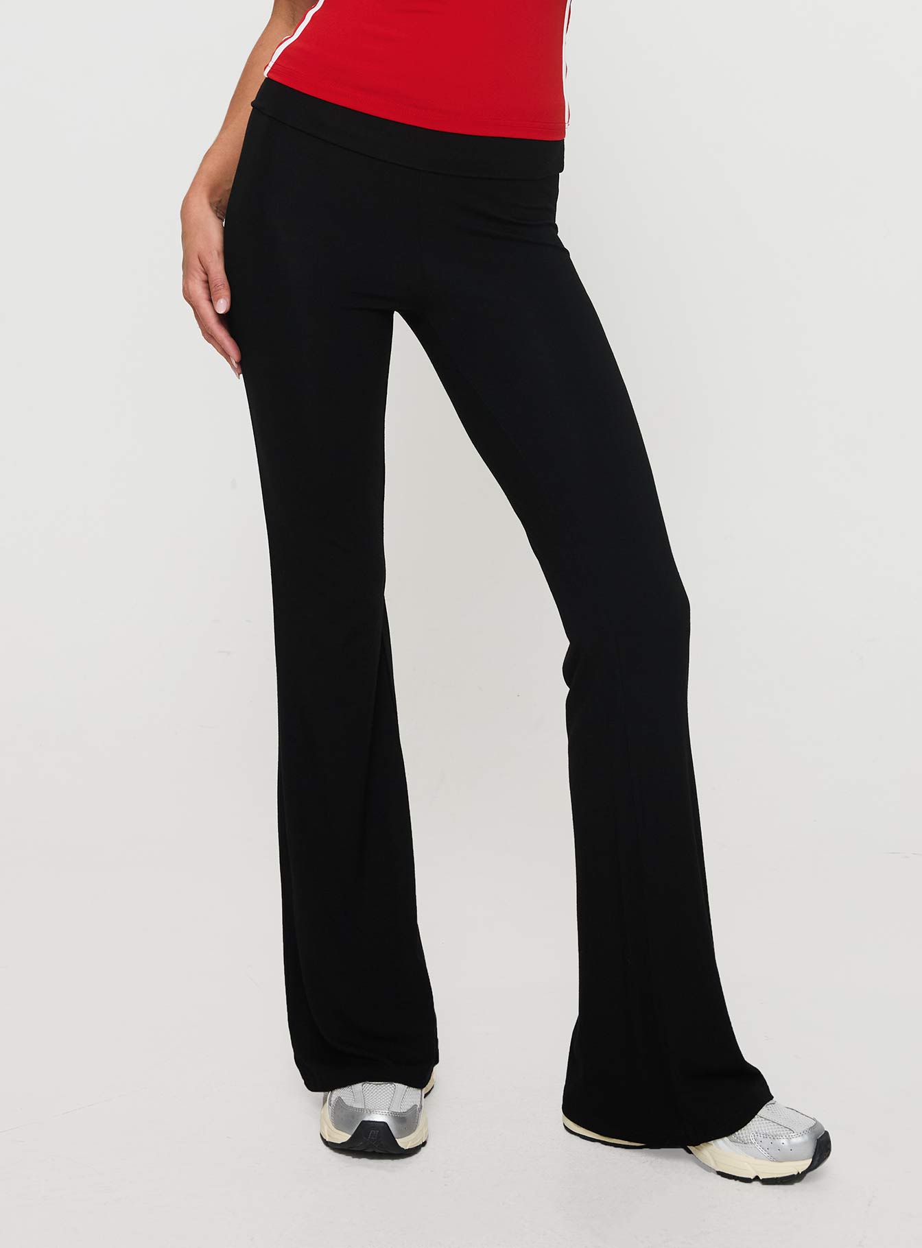 Cherize Ribbon Stitch Pant Black Perfect Sale Online