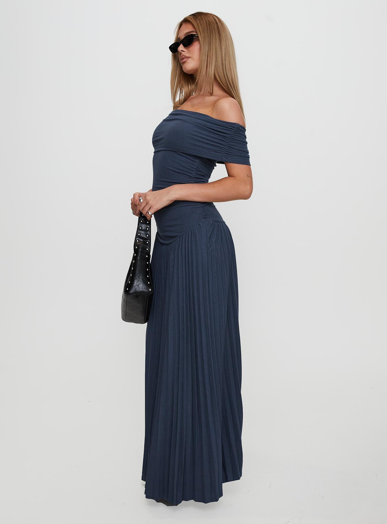 Field Of Dreams Maxi Dress Navy Manchester Great Sale Online