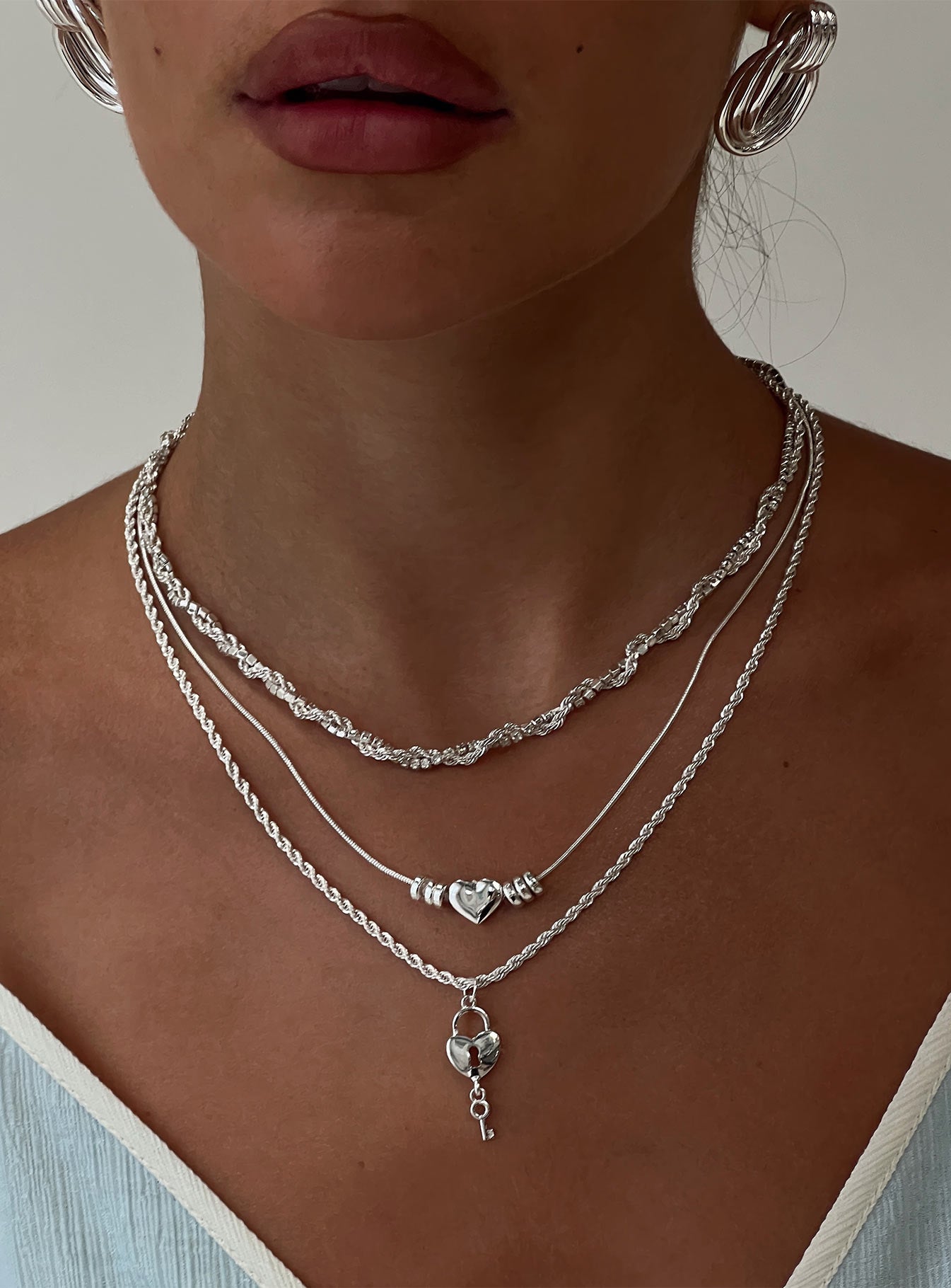 In The Moonlight Necklace Silver Free Shipping Low Cost