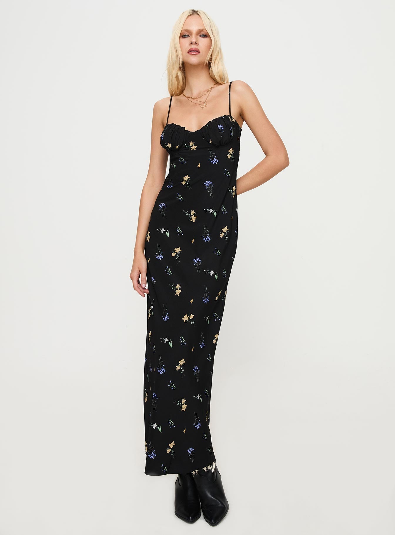 Draven Maxi Dress Floral Multi Footlocker Finishline Online