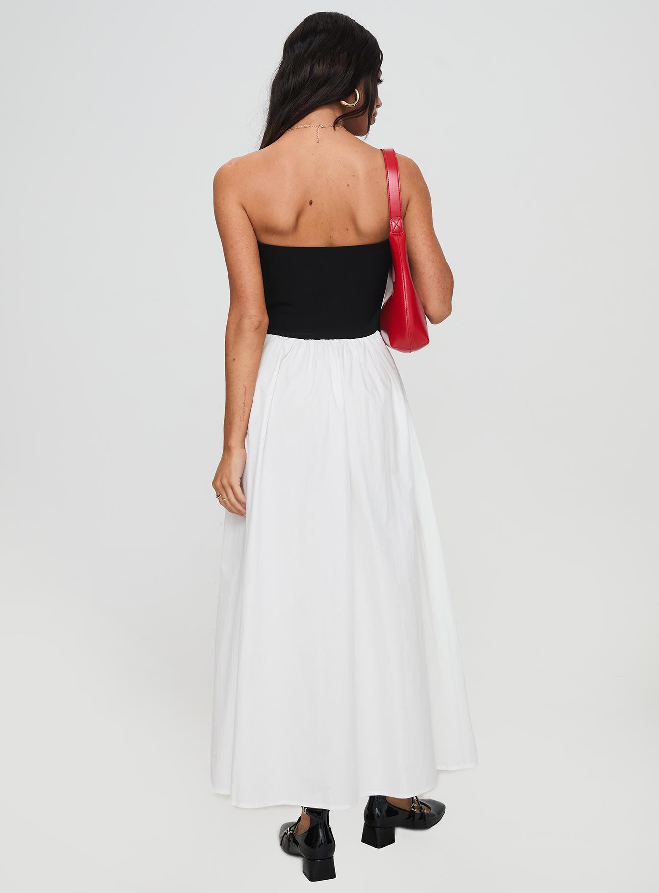 Rhett Maxi Dress Black / White Cheapest For Sale