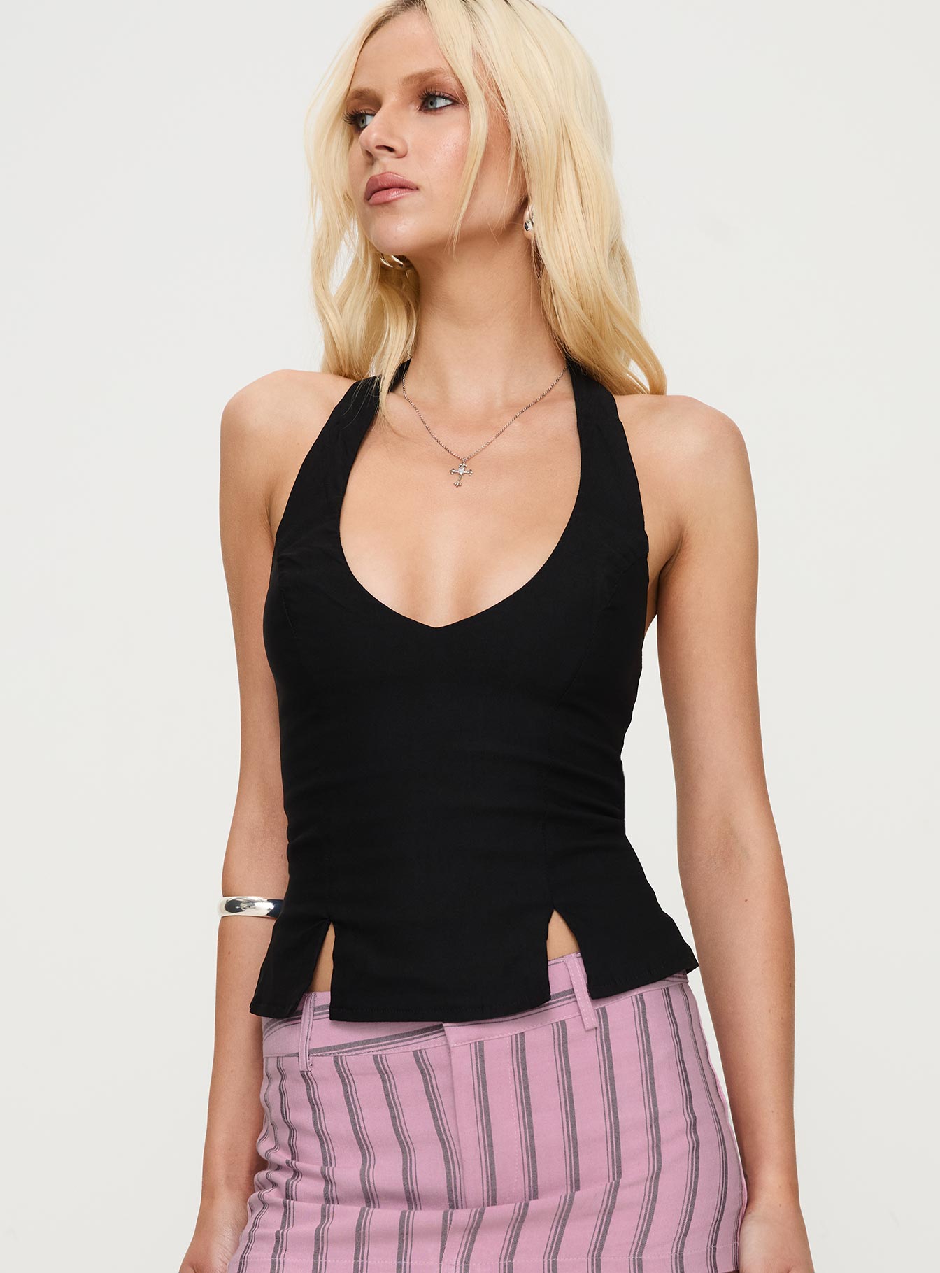 Childers Halter Top Black New Styles Cheap Pice