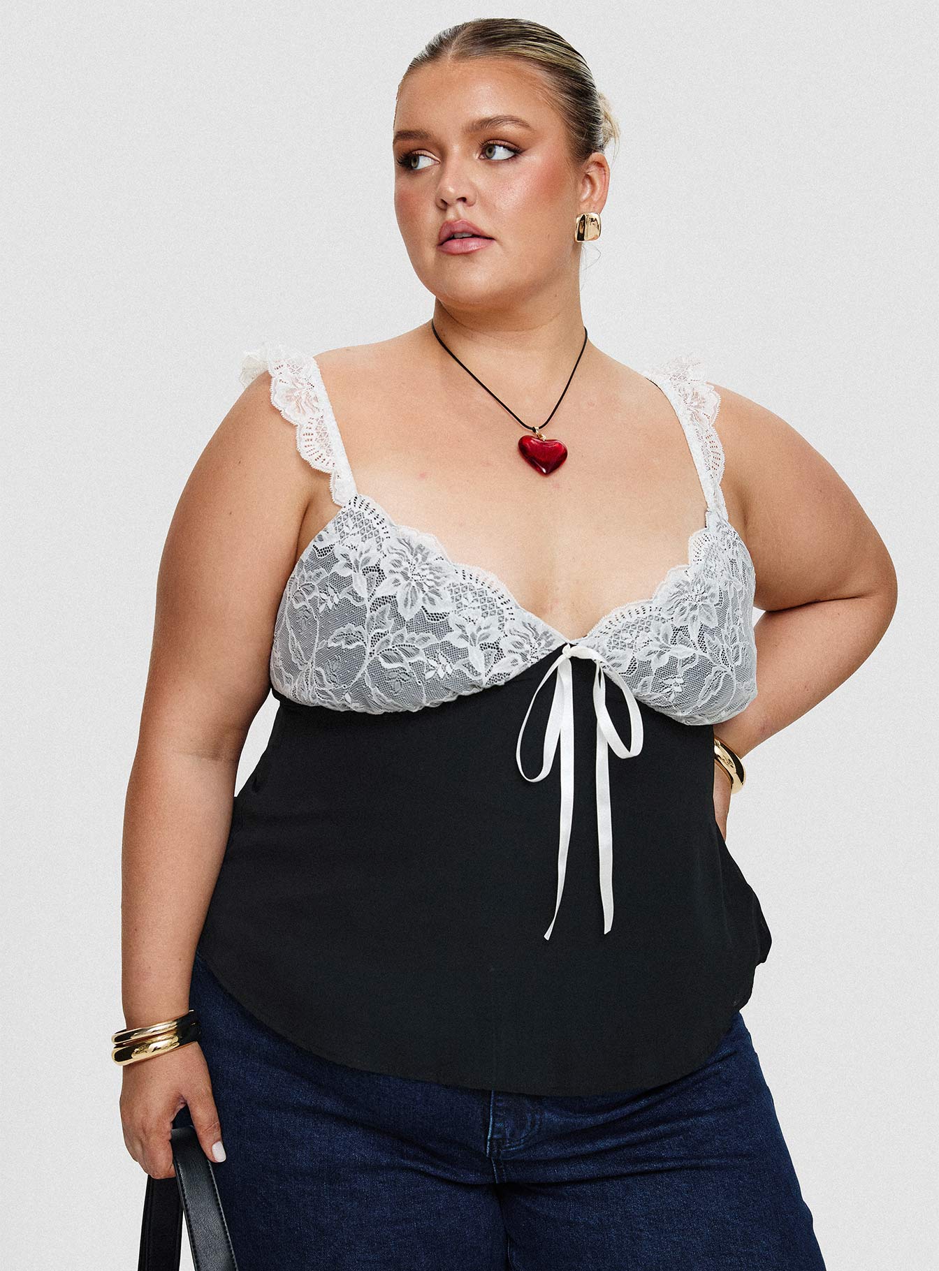 Delvonte Top Black Curve Discount Looking For